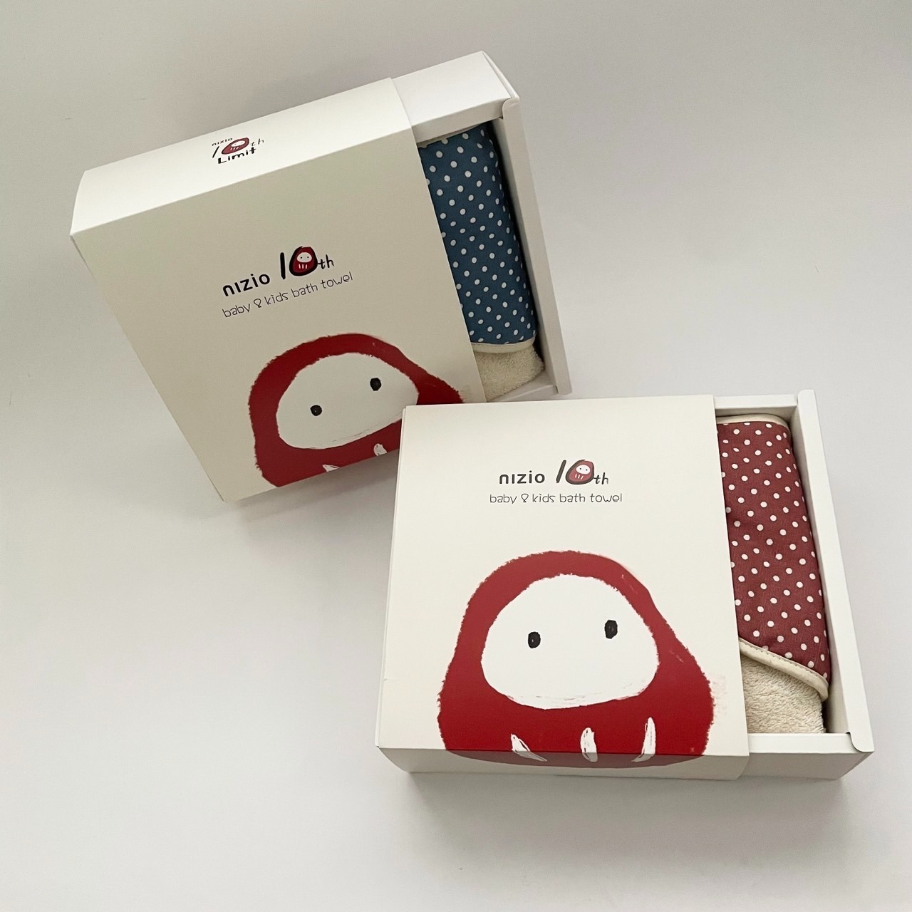 Nizio小蘑菇天然棉紗浴巾-十周年紀念版