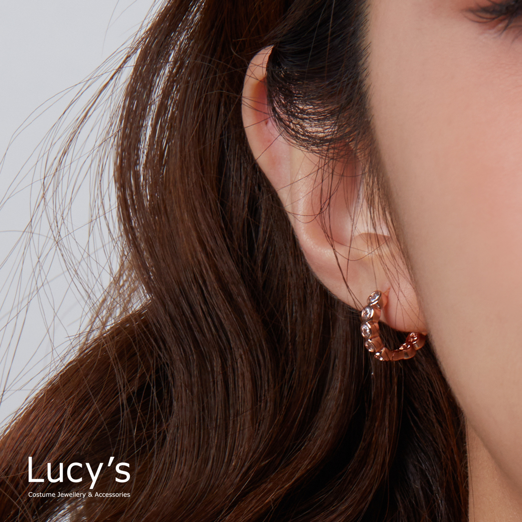 晶鑽泡泡 易扣耳環 (三色) (115869/115870/122677)