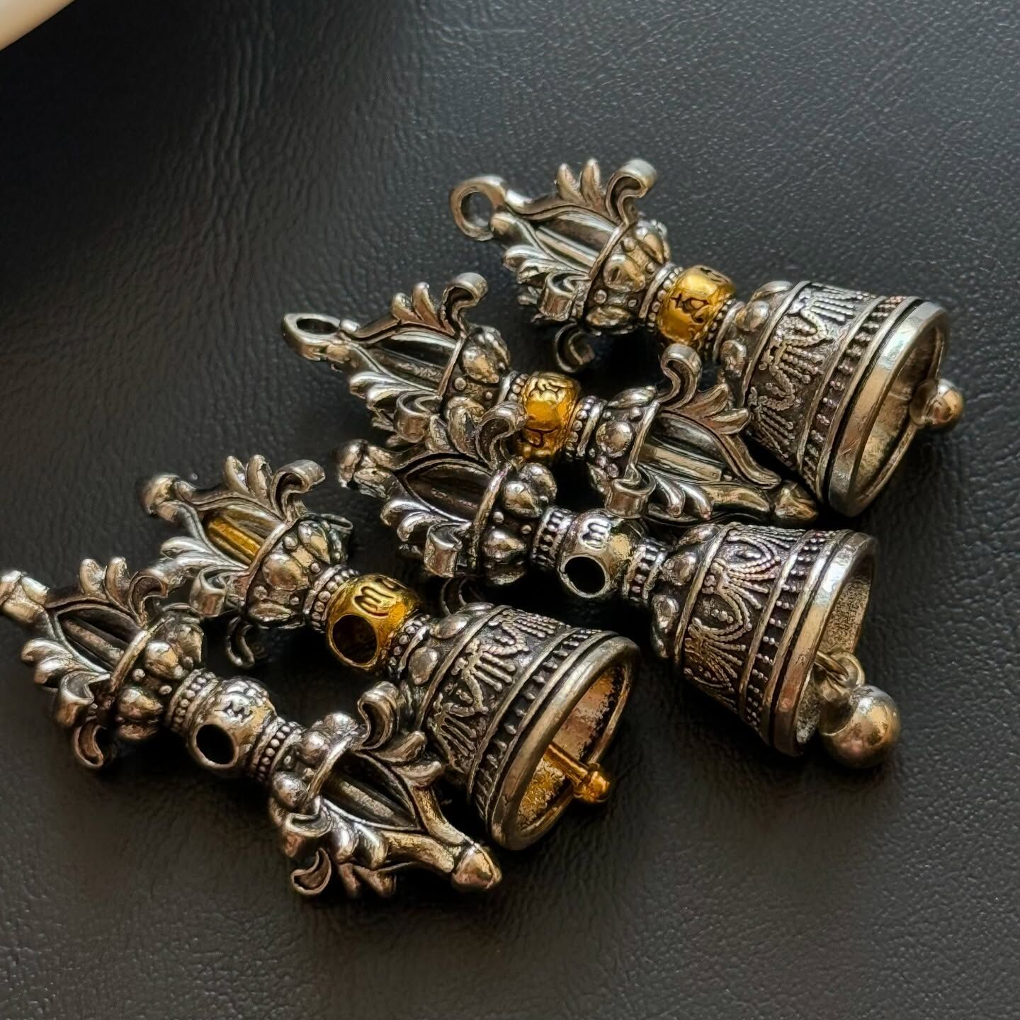 [原石] 金剛杵、金剛鈴 避邪法寶 吊墜 客製手串配件