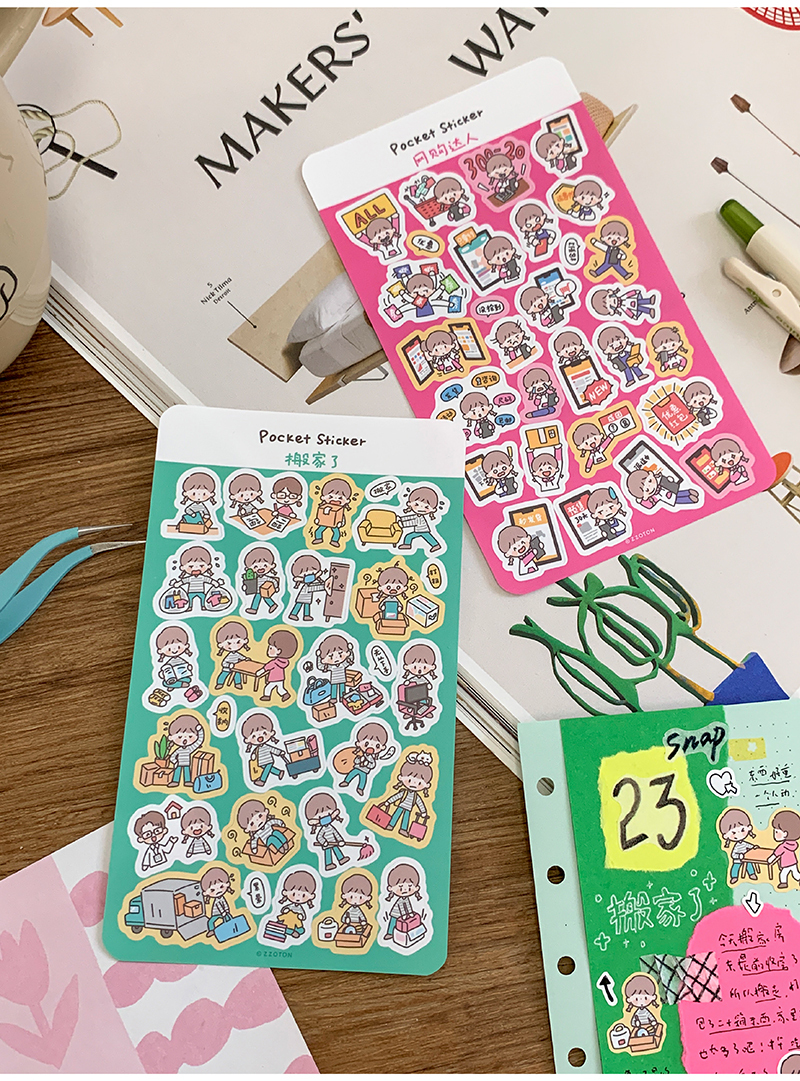 Molinta Sticker Sheets - Pocket Stickers