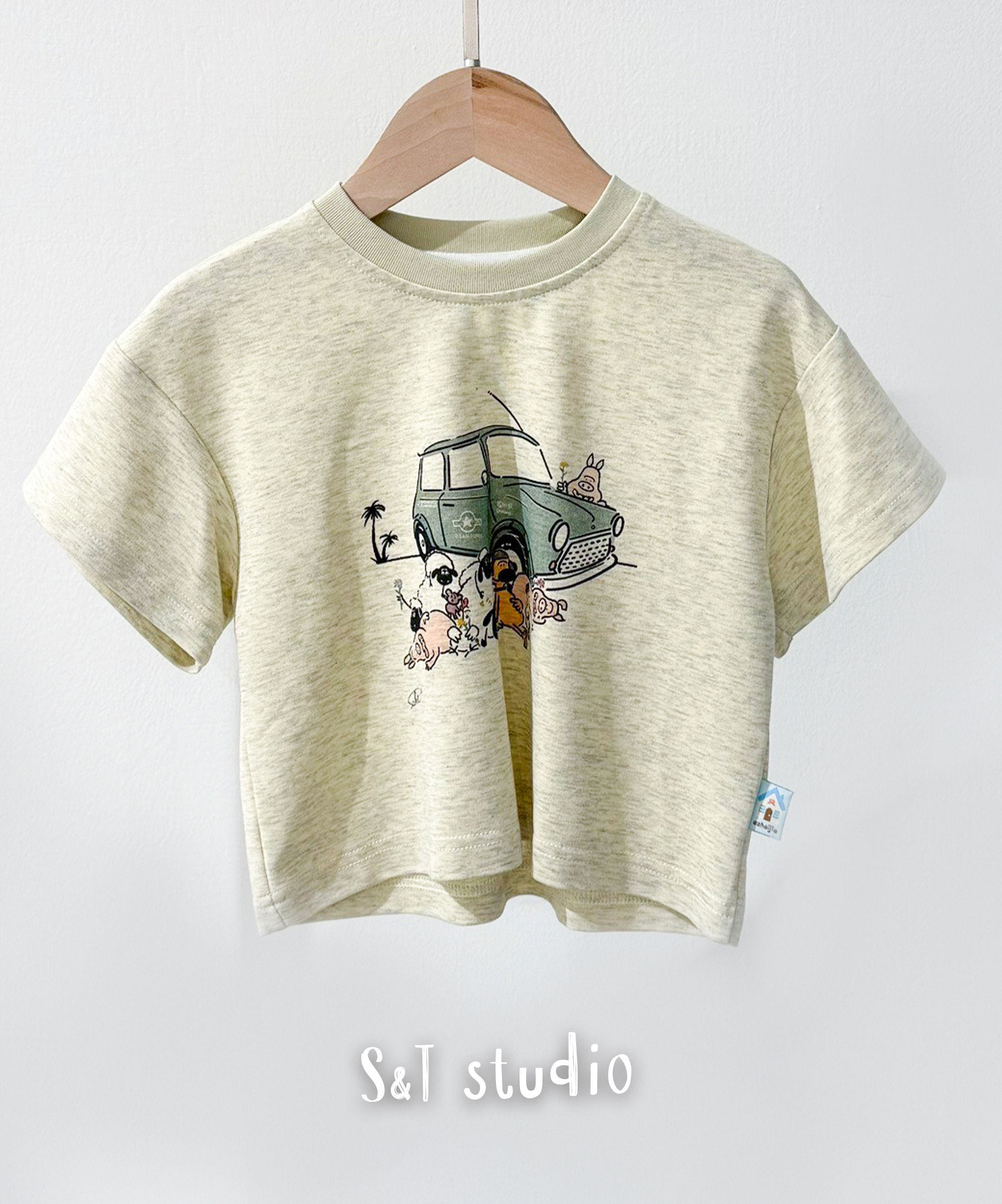 插畫童趣卡通TEE(80-120)