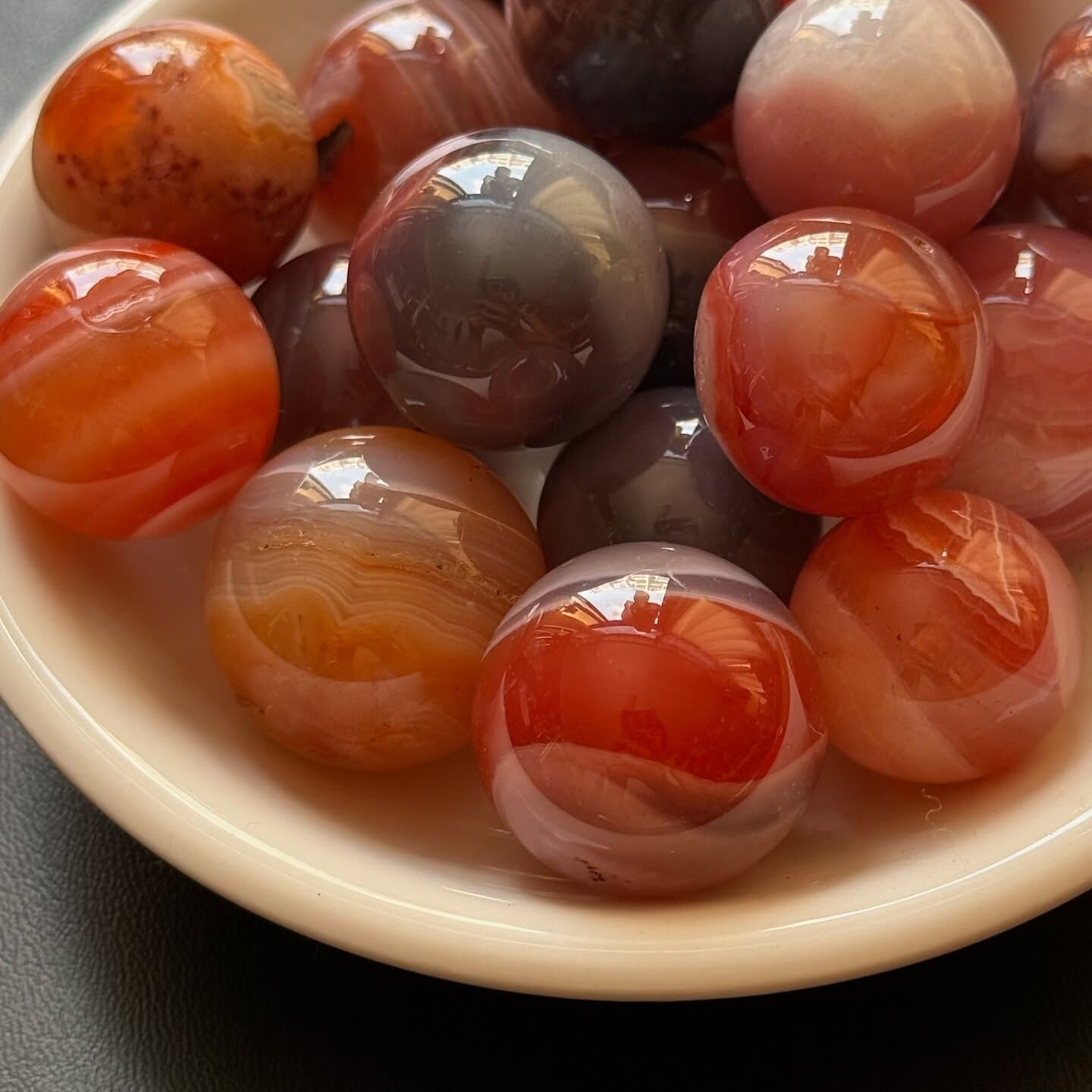 [原石] 波斯瓦那瑪瑙 水晶小球