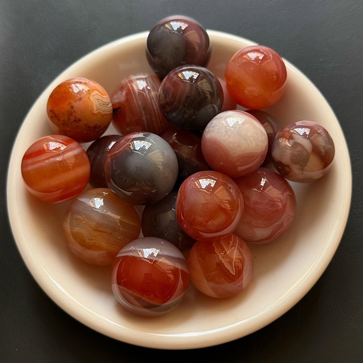 [原石] 波斯瓦那瑪瑙 水晶小球