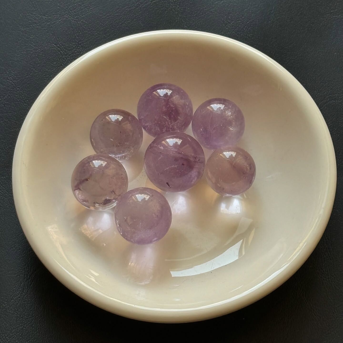 [原石] 紫水晶 水晶小球 約 15-18 mm