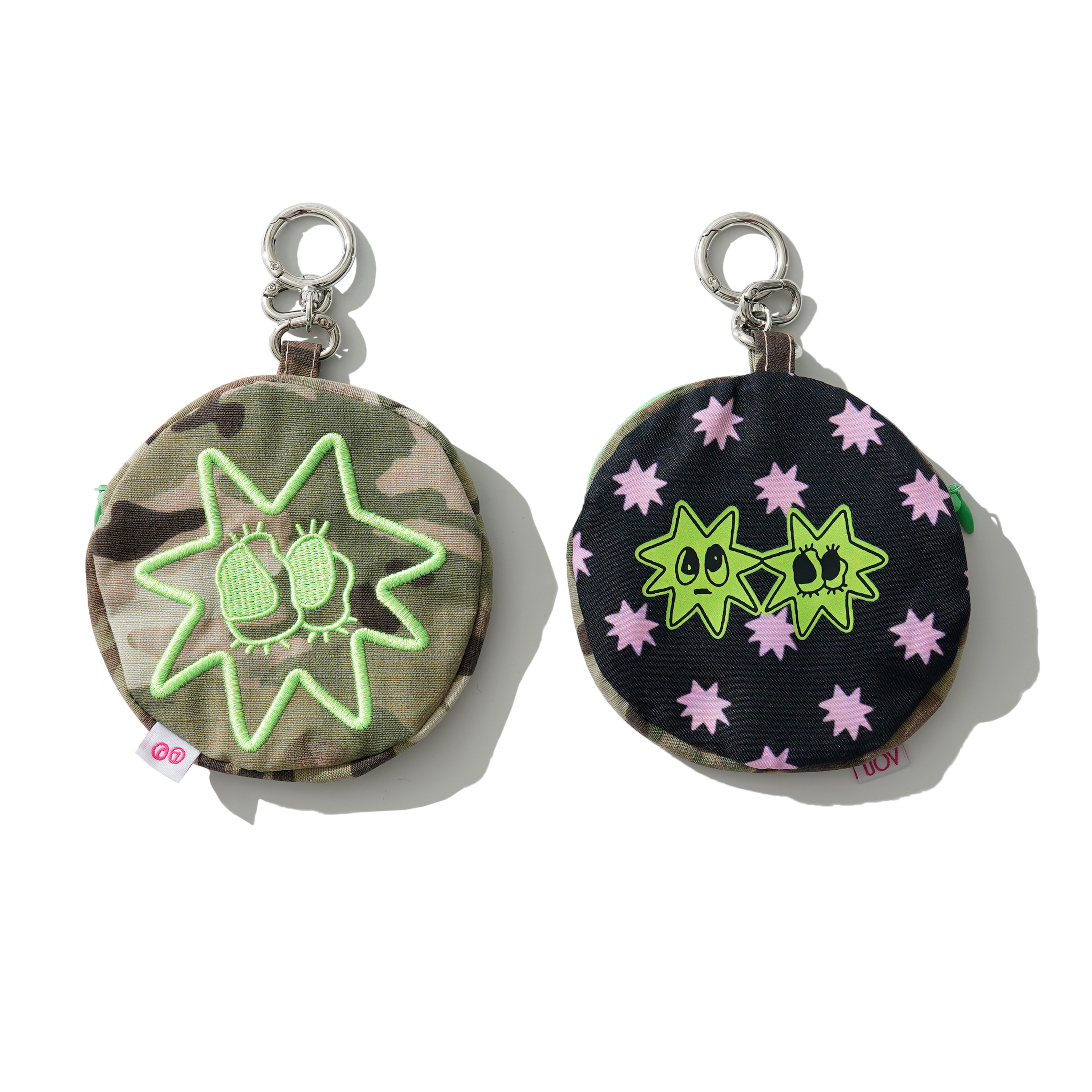 AOI 閃閃星迷彩雙面吊飾包