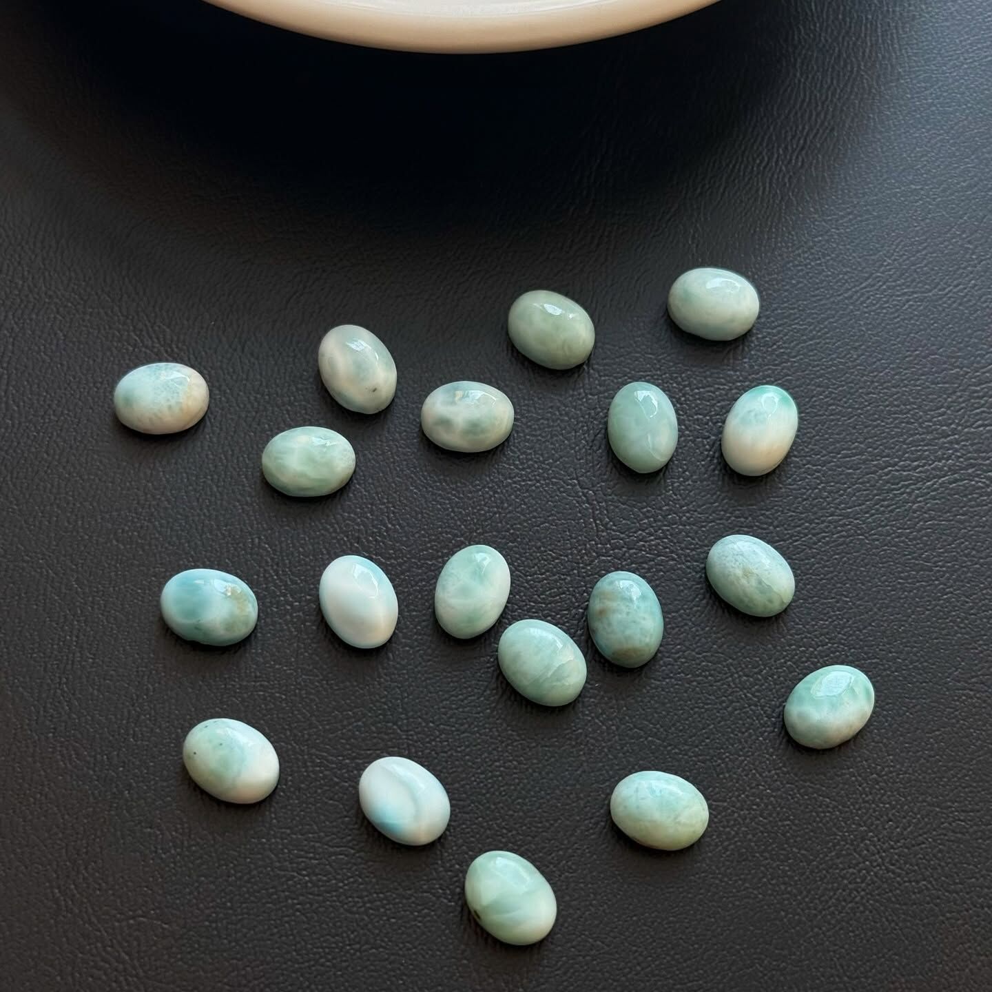 [原石] 拉利瑪海紋石 水晶蛋面