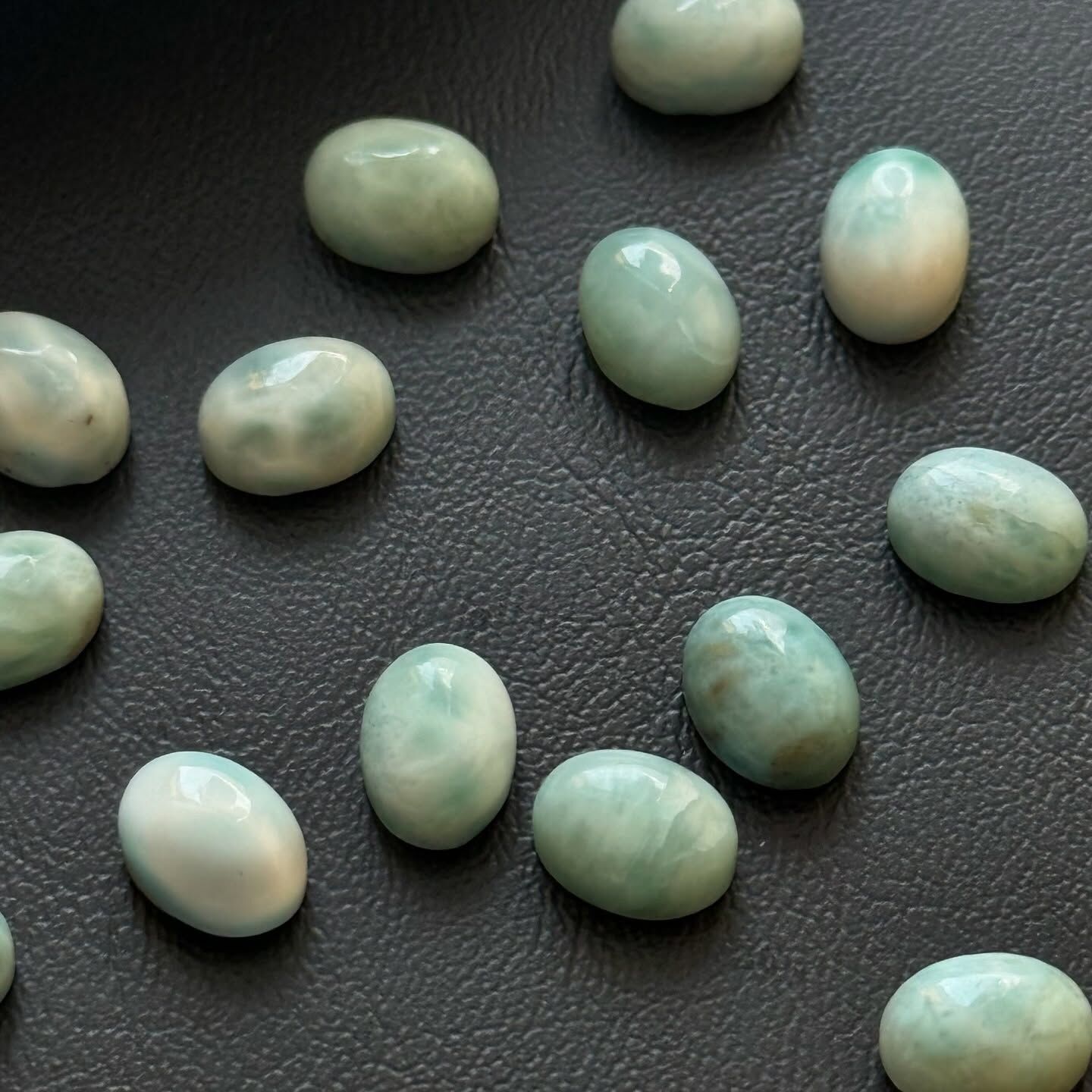 [原石] 拉利瑪海紋石 水晶蛋面