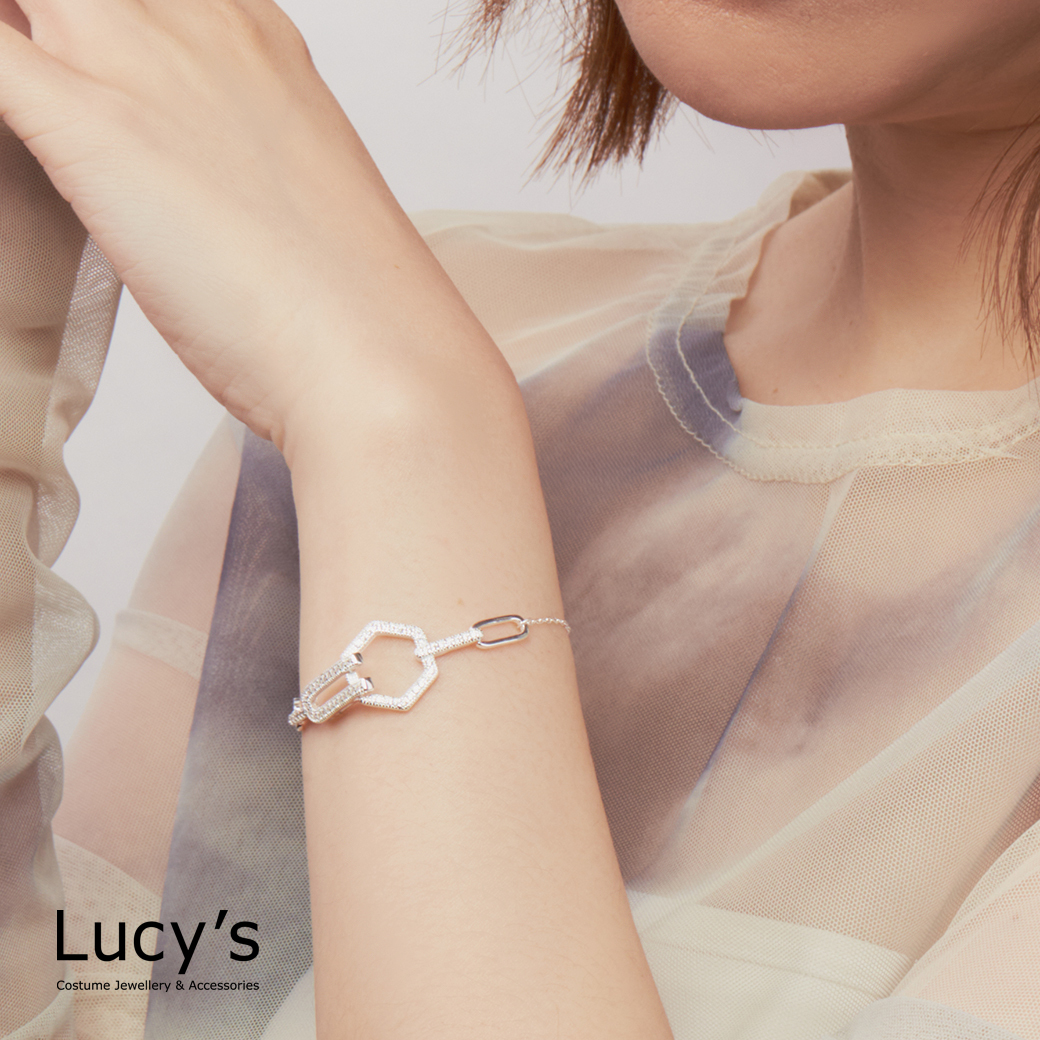 925純銀 光耀幾何 手鍊 (123330)