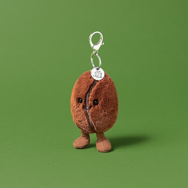 JellyCat Amuseables Coffee Bean Bag Charm