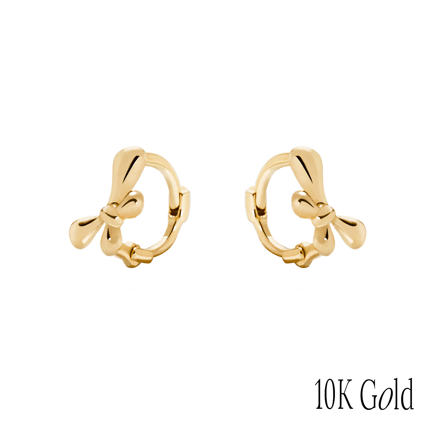 10K純金,K金飾品,圈圈耳環,精品耳環