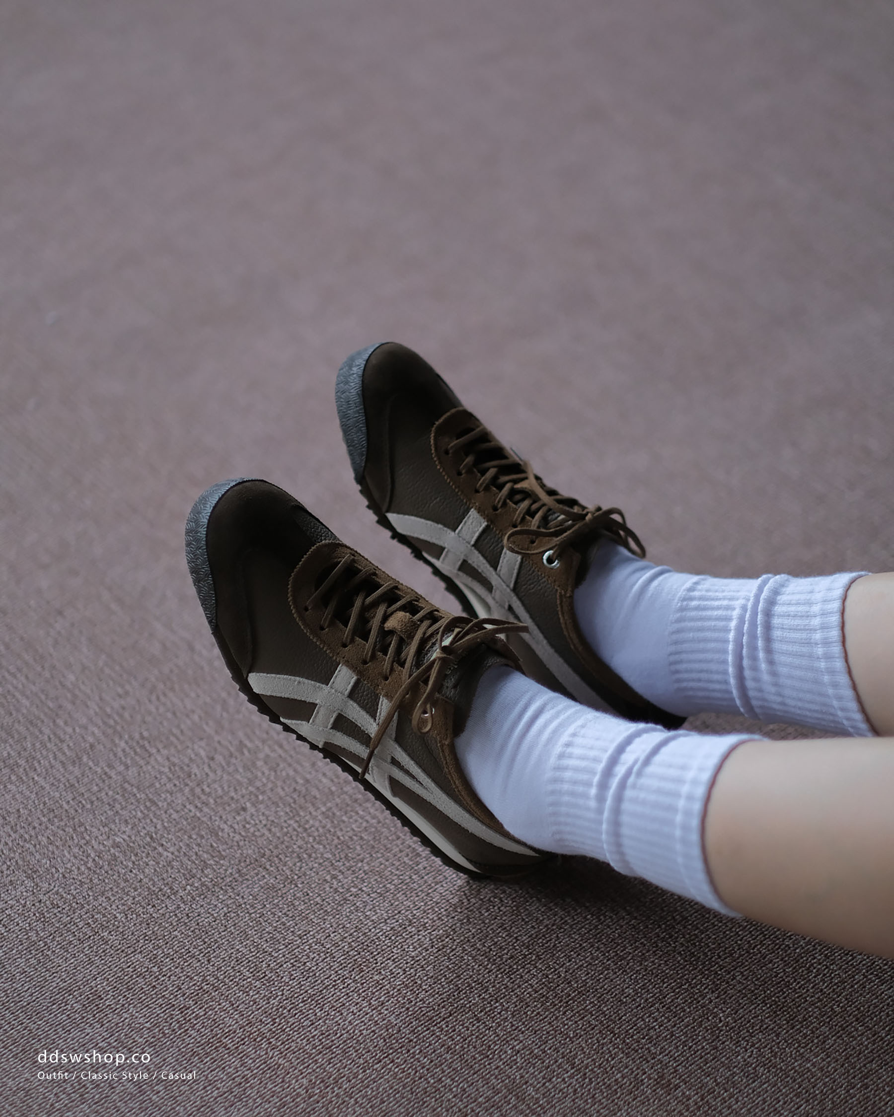 "調貨" ONITSUKA TIGER MEXICO 66 SD VIN 棕底麂皮米虎爪紋 1183C015-205