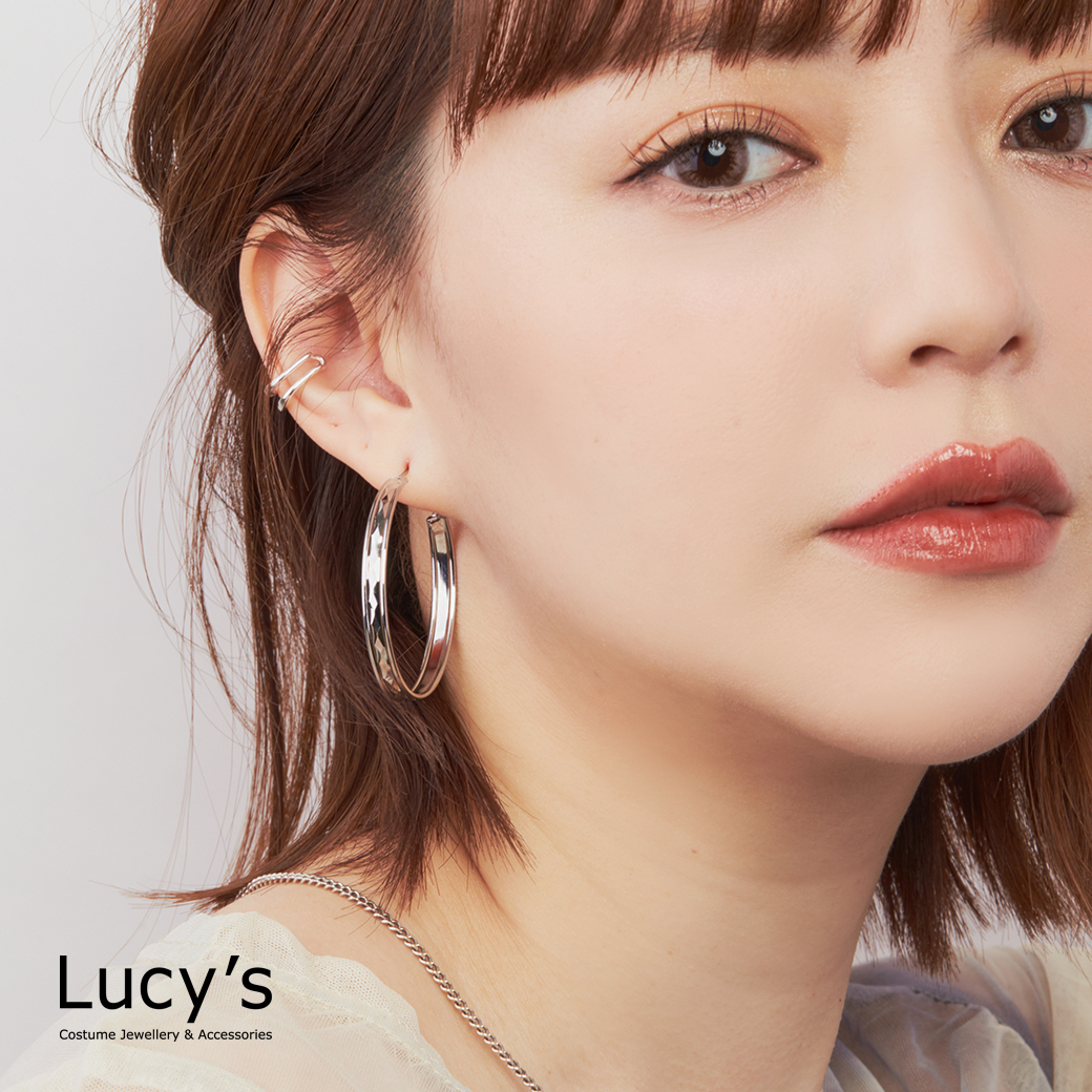 925純銀 流線 耳骨夾 (120398)