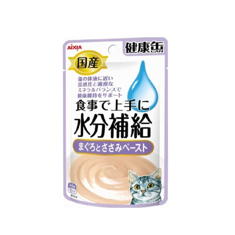 Aixia 日本產 健康罐 水份補給 吞拿魚雞肉 慕斯 40g