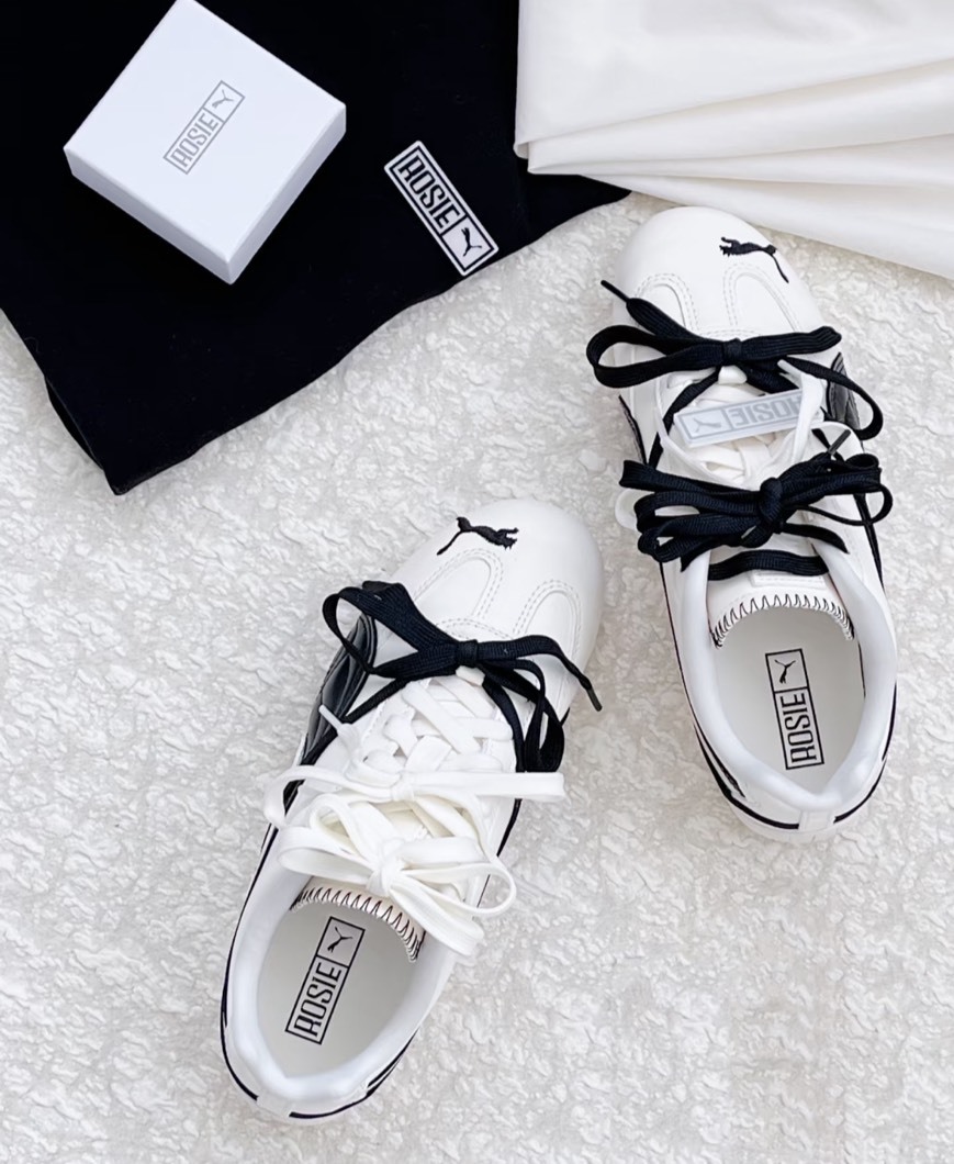 ROSÉ X PUMA SPEEDCAT LEATHER 奶油白 聯名款 雙鞋帶 朴彩英  404390-01
