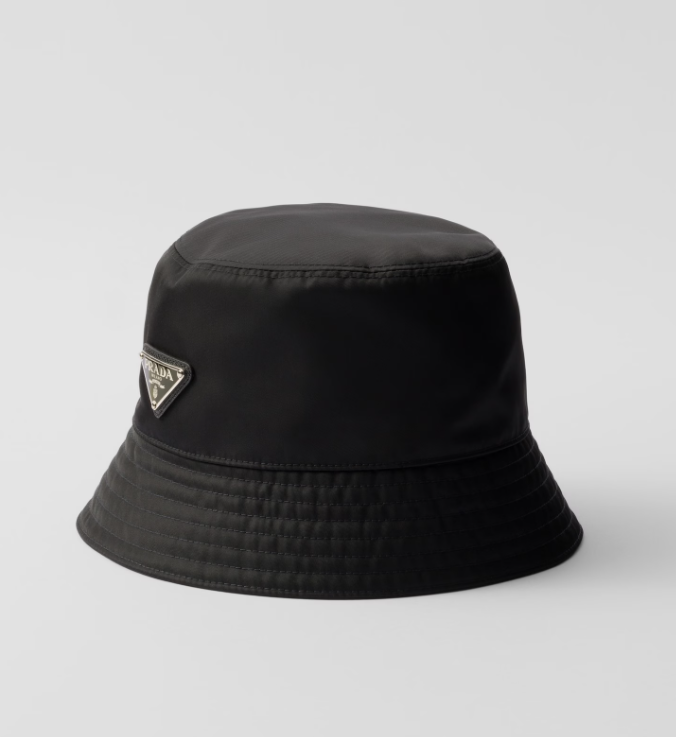 1PD0911-009 PRADA Re-Nylon Bucket Hat Black #1HC1372DMI_F0002 (P-EU-E)