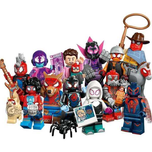 (預訂2025年9月頭) LEGO 71050 Minifigures Spider-Man: Across the Spider-Verse 蜘蛛俠：飛躍蜘蛛宇宙- (一套12隻)