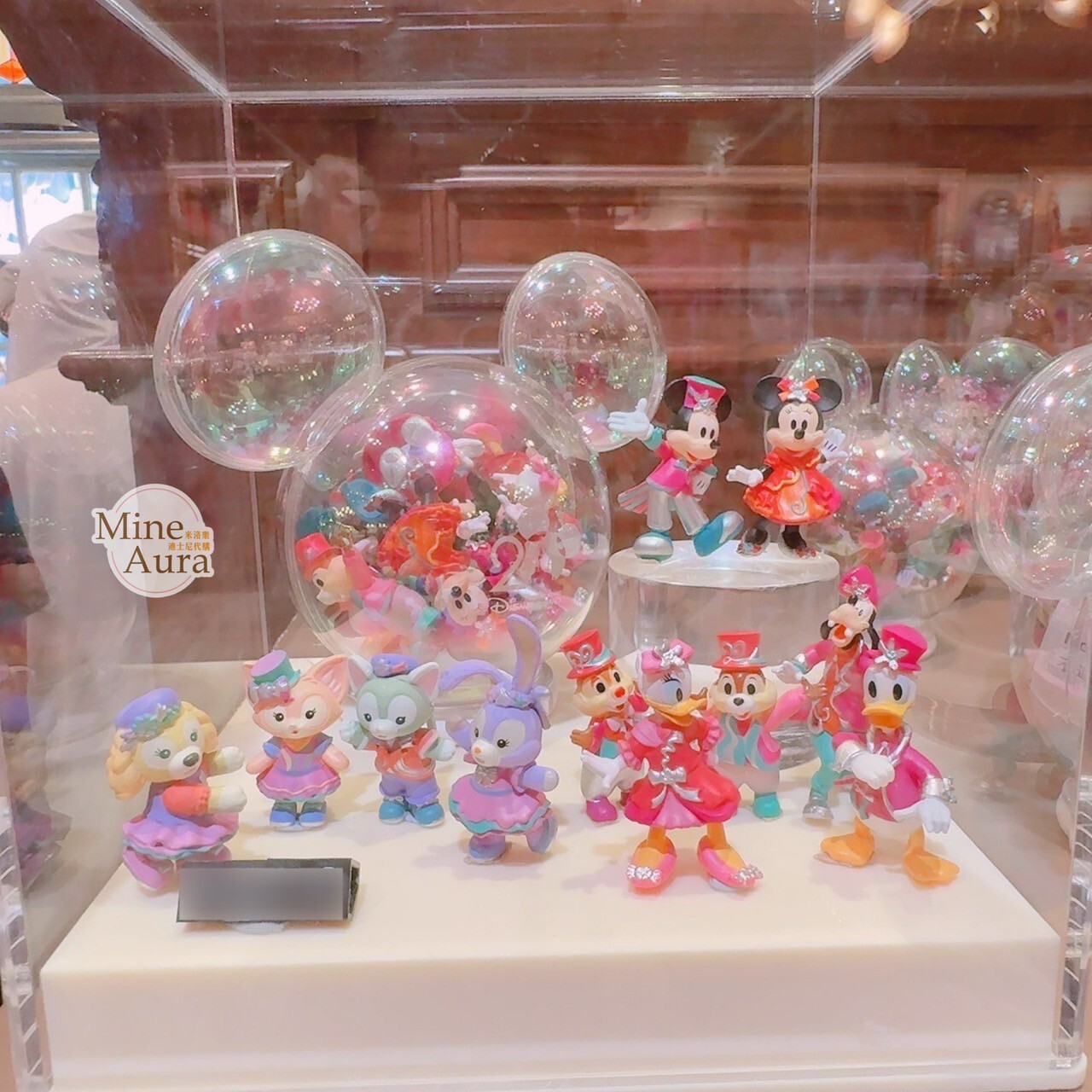 20周年奇妙派對 米奇 Mickey 與好友們 達菲Duffy 與好友們 米奇頭造型 迷你公仔+罐子 -香港迪士尼樂園