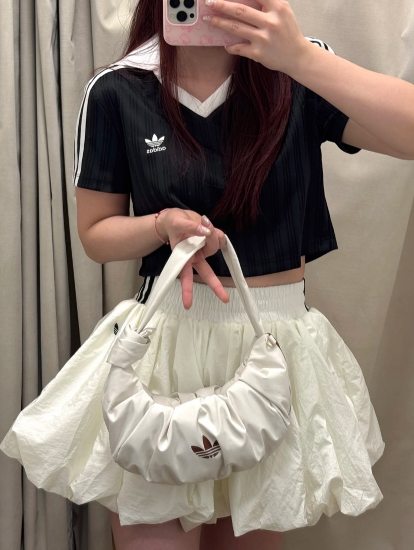 <現貨> Adidas Originals 黑色 雲朵包 餃子包 大容量 包包 KA9266