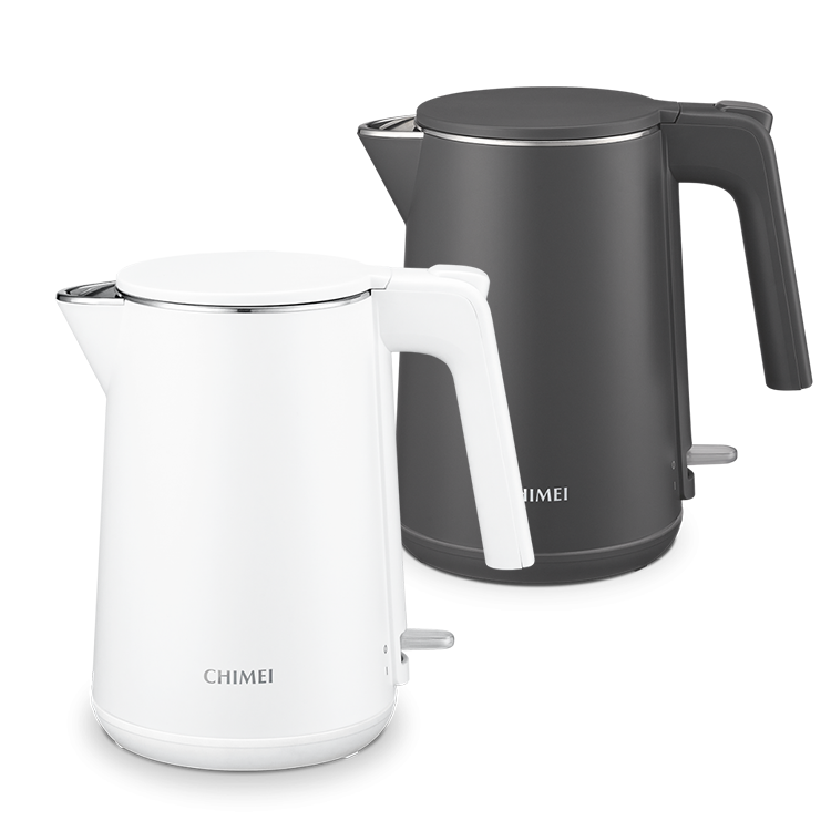 CHIMEI 奇美 1.0L 304不鏽鋼雙層防燙快煮壺(KT-10YPW1/KT-10YPB2)