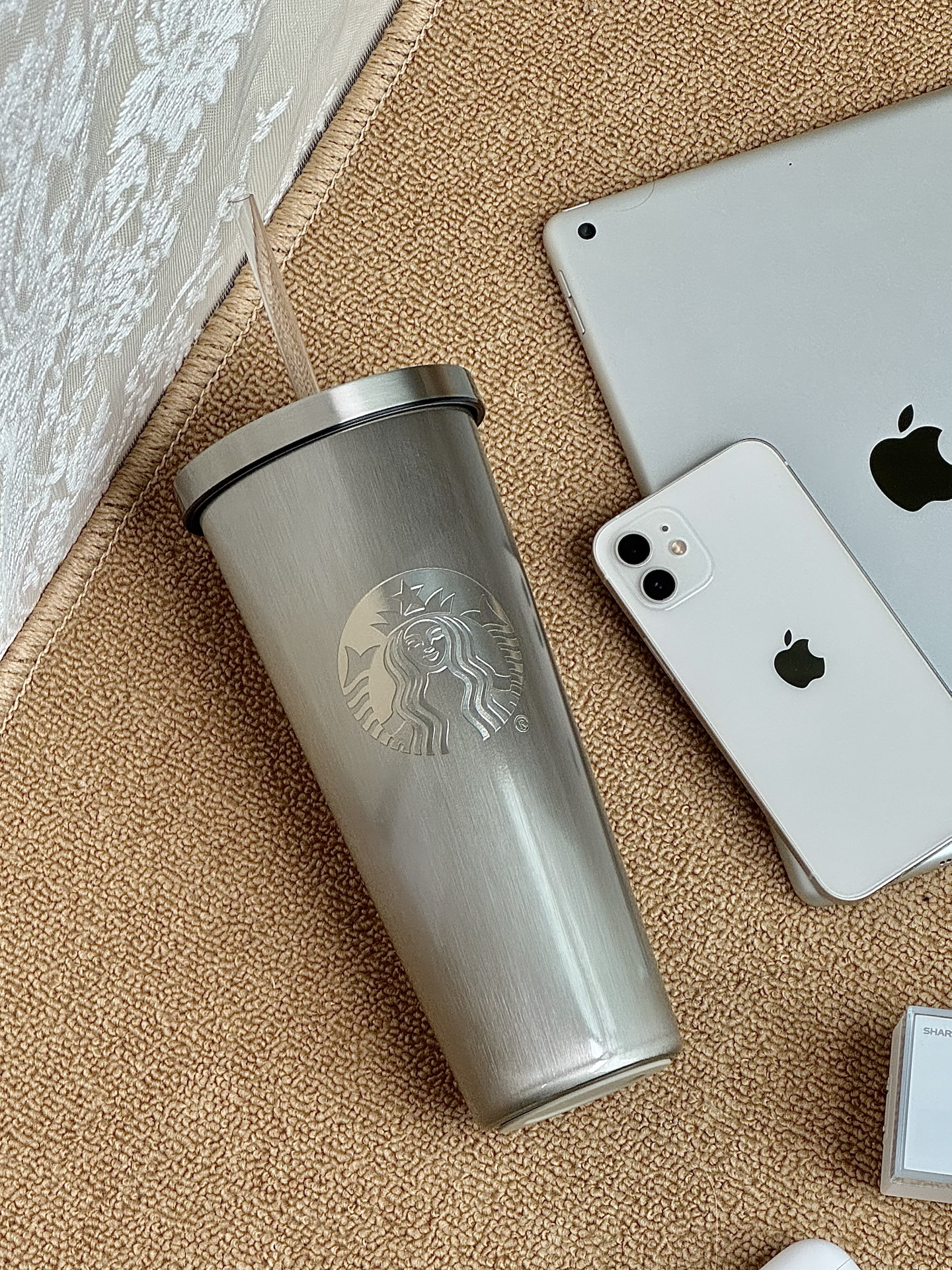 代購-Starbucks 星巴克 貓眼 漸變 吸管杯 水杯 800ml