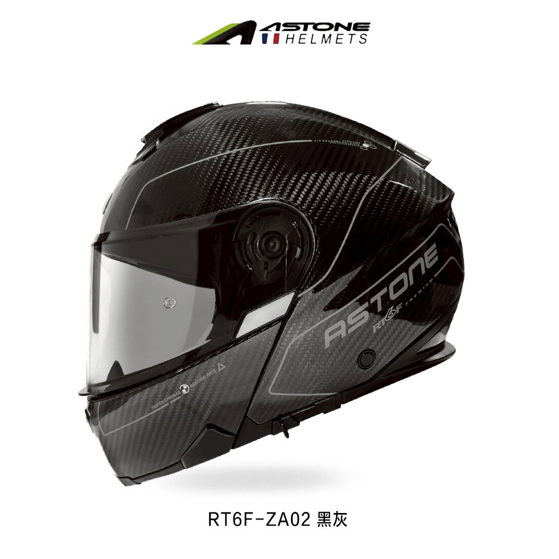 ASTONE RT6F ZA02 彩繪 可掀式安全帽