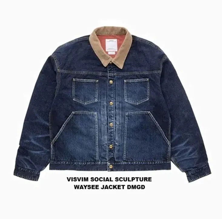 ON SALE: VISVIM SOCIAL SCULPTURE WAYSEE JACKET DMGD - SIZE 3 IN STOCK NOW (現貨發售中)