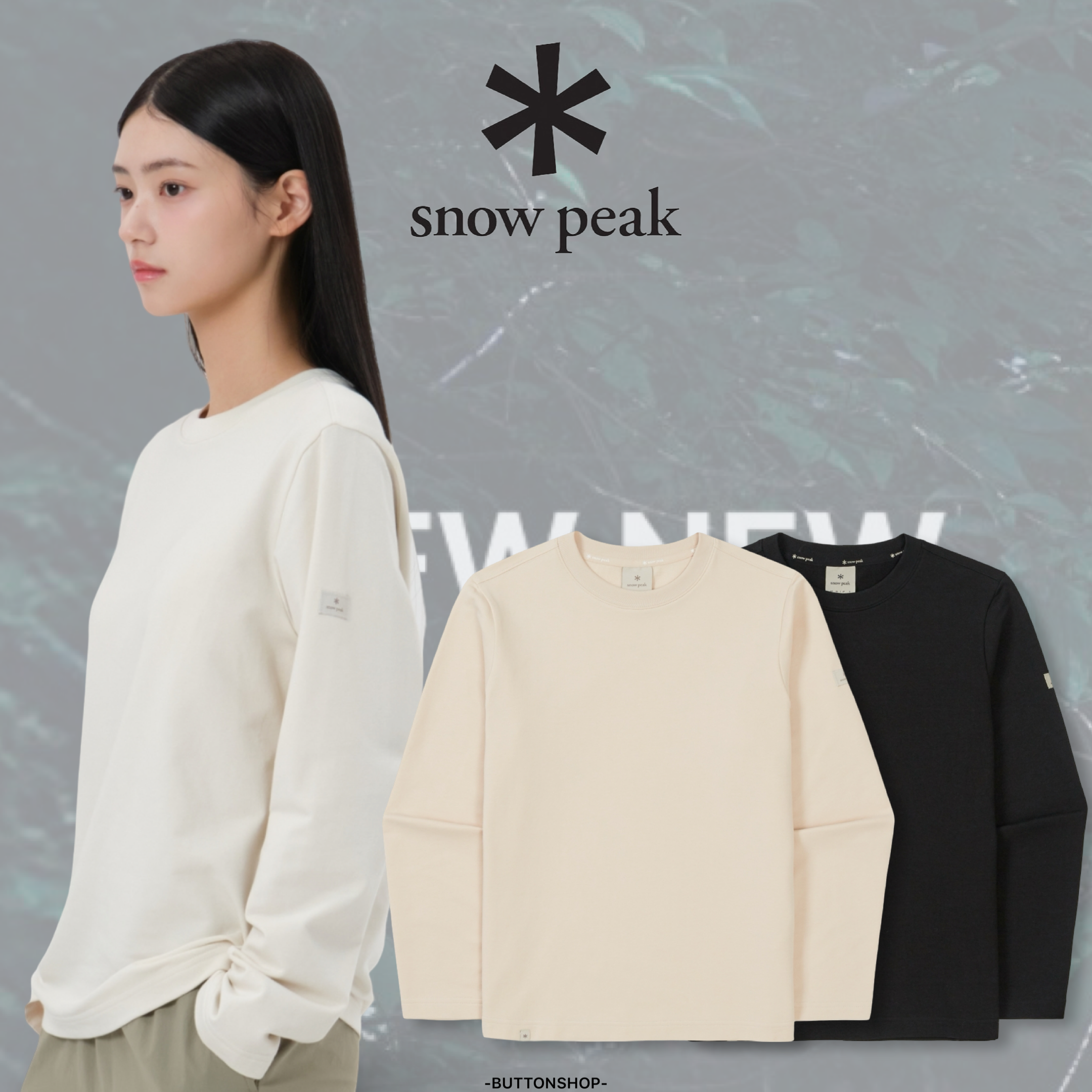 【現貨】snow peak Basic Women Long Sleeve T-shirt 女款 基本款 薄長袖 S25FWFTL11