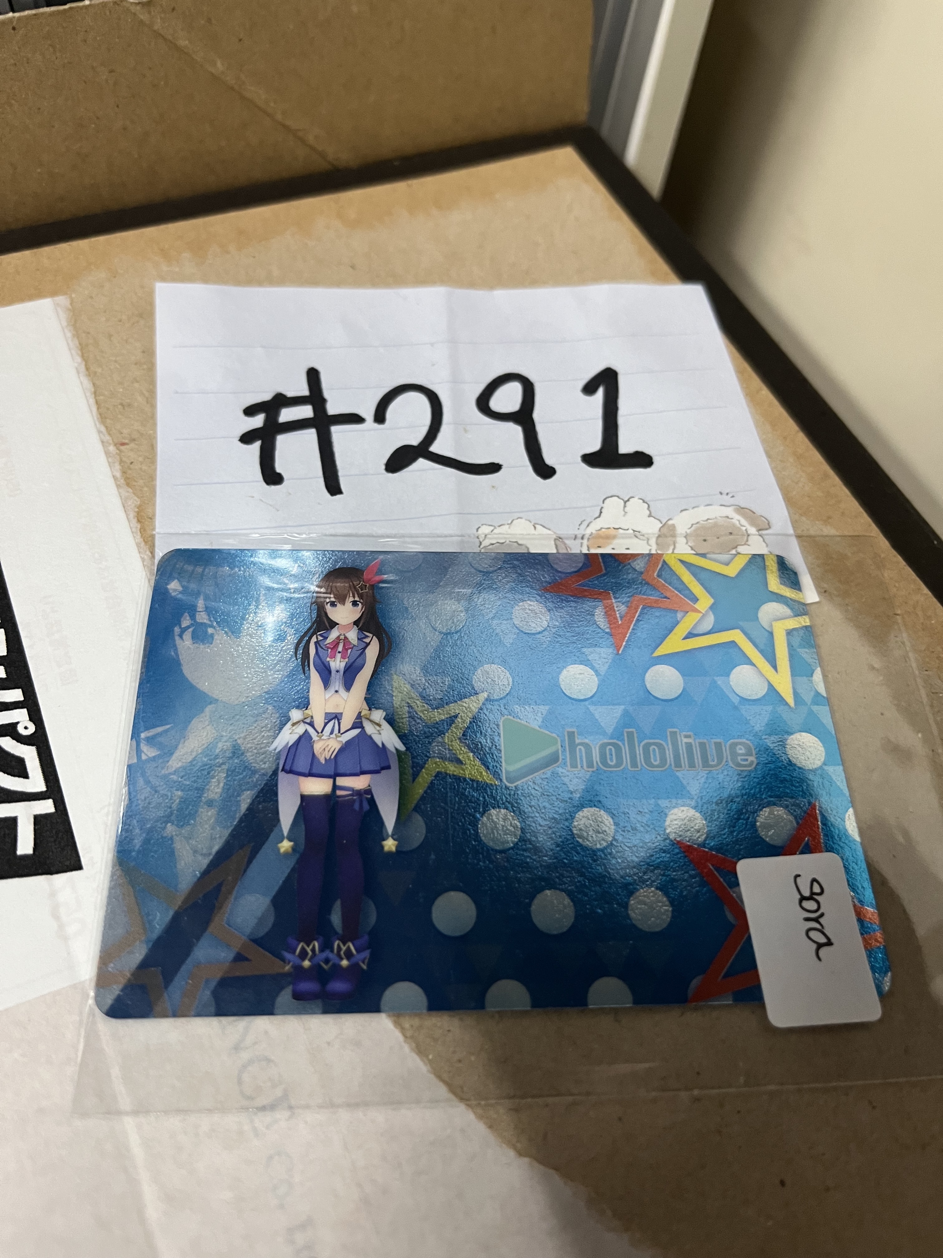 HOLOLIVE  SORA 小卡#291