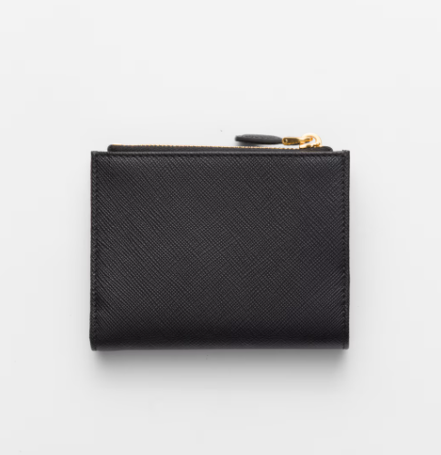 1PD0911-017 PRADA Small Saffiano Leather Wallet Black #1ML050QHH (W-EU-E)
