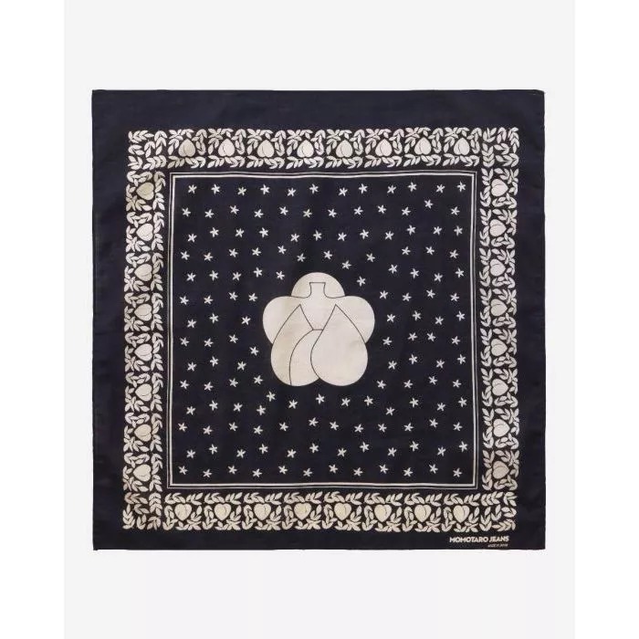 『代購商品』MOMOTARO JEANS COTTON BANDANA 桃太郎 鹿兒島 丹寧 牛仔 品牌 日本製 領巾 方巾 MAGD1004