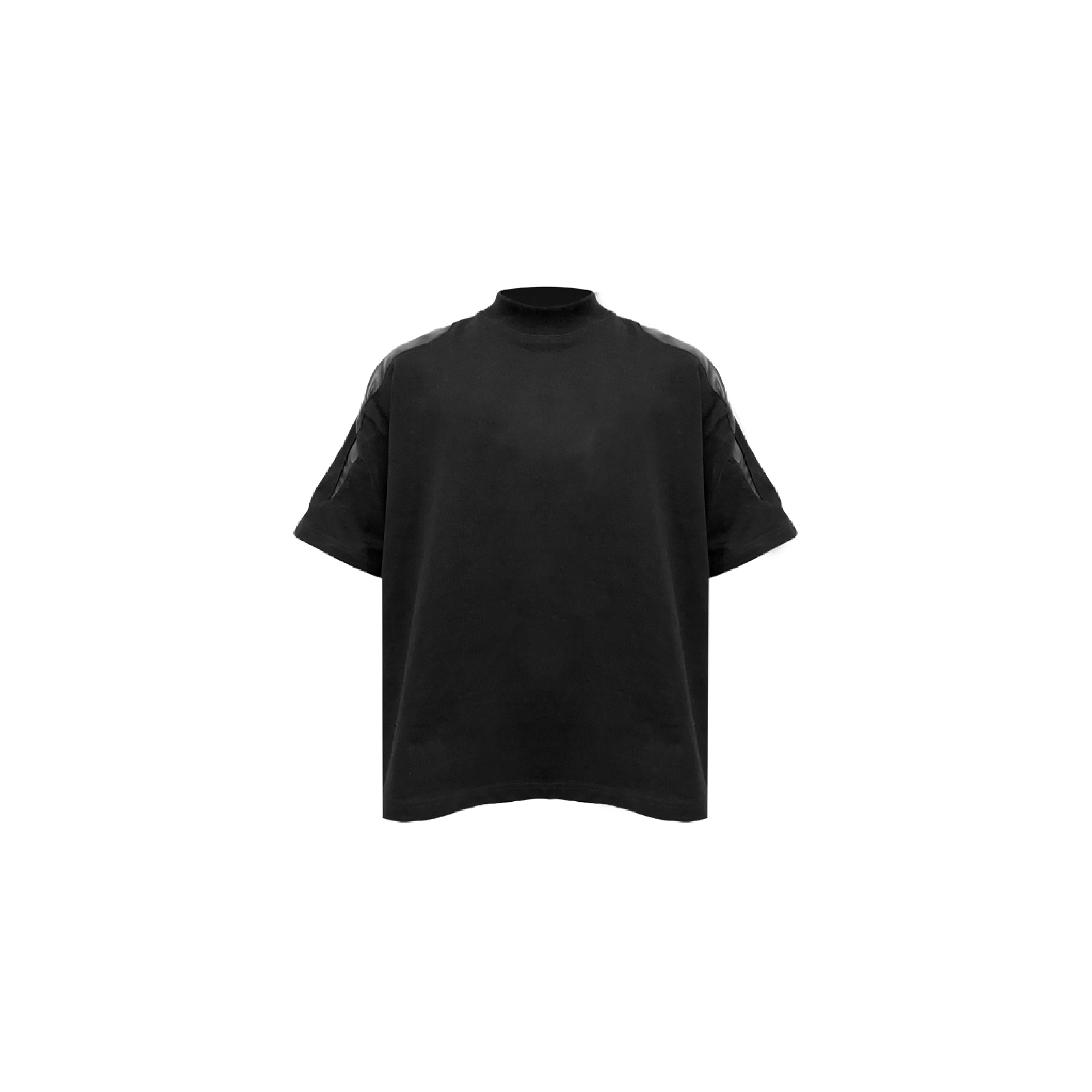 JOBDATASHEET Leather-Splice Logo Embroidered Short Sleeve [D17]