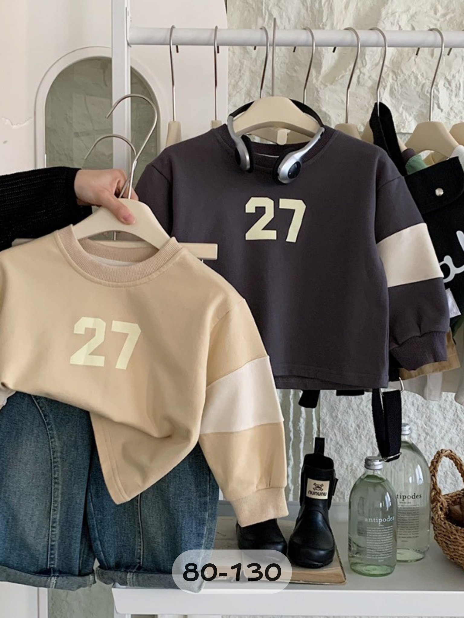 27數字 長袖上衣