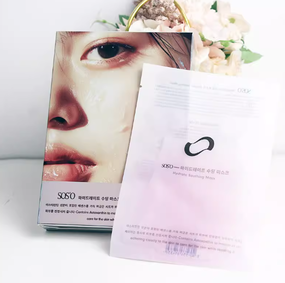 A68 韓國 SOS’O 安心舒緩面膜 (一盒30片)
