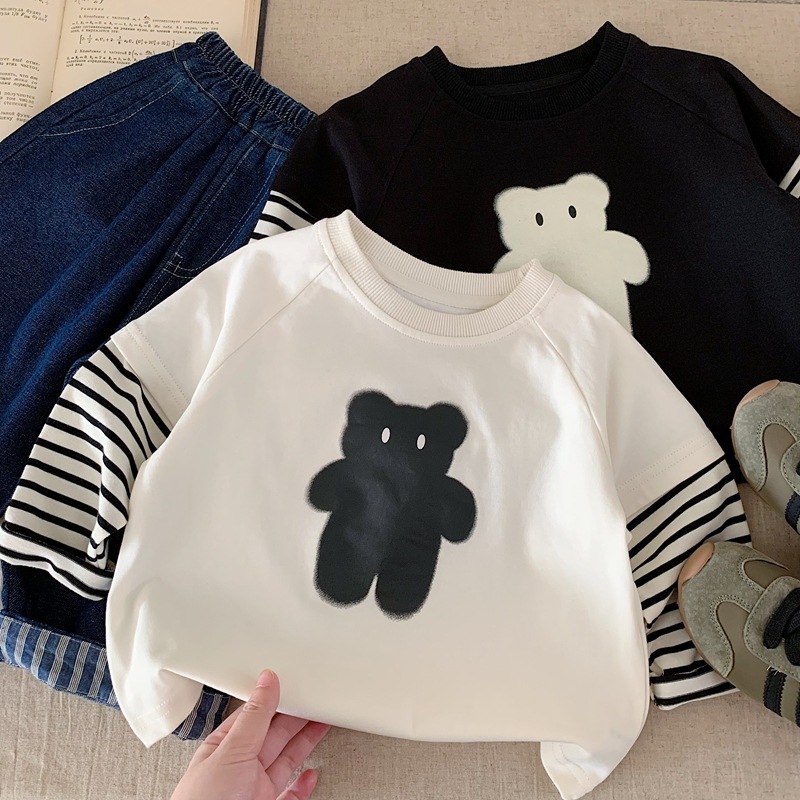 奶油熊影 長袖上衣
