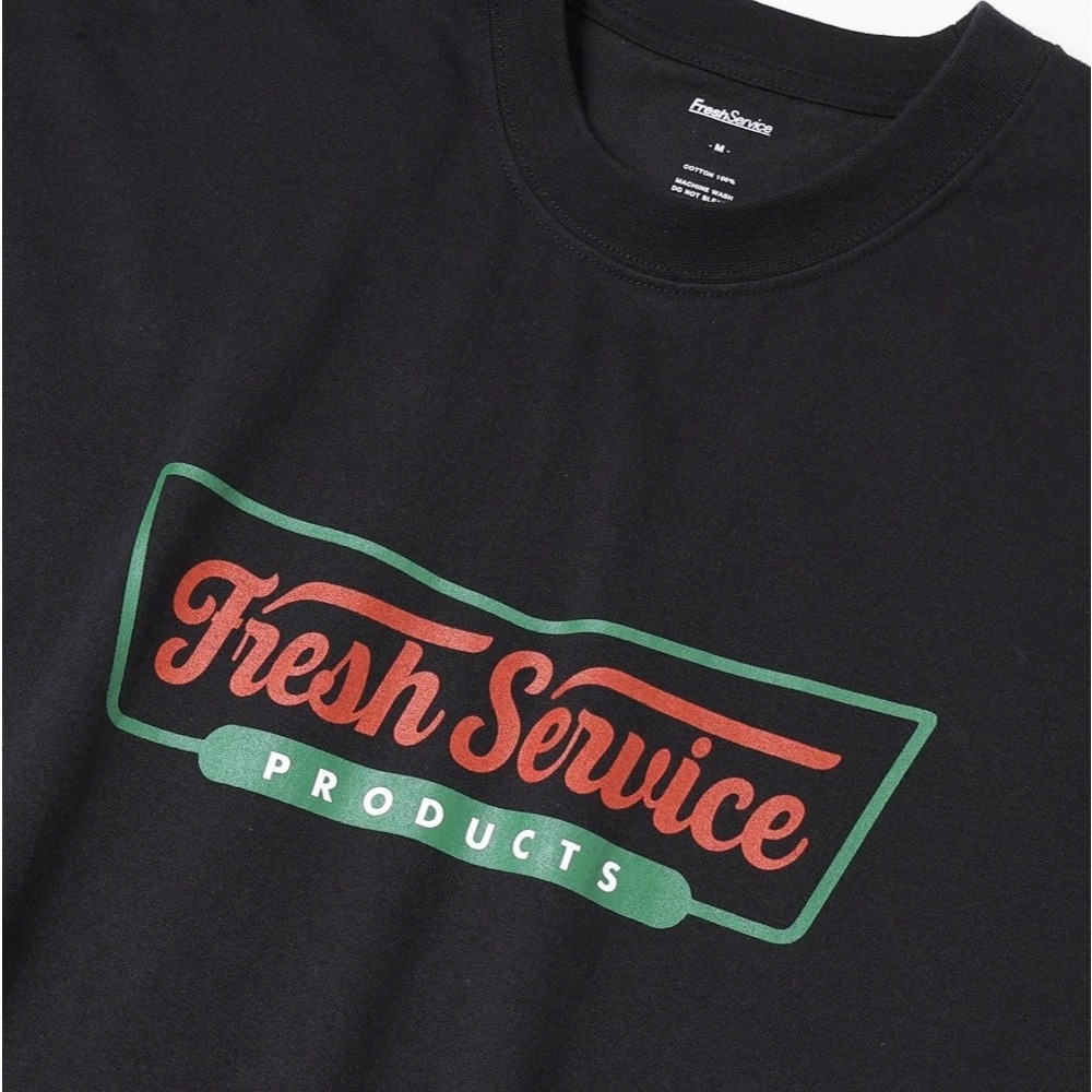 2025AW FRESHSERVICE CORPORA ATE PRINTED S/S TEE 'DINER' 翻玩 甜甜圈 品牌 LOGO CITY BOY 寬版 短T 現貨