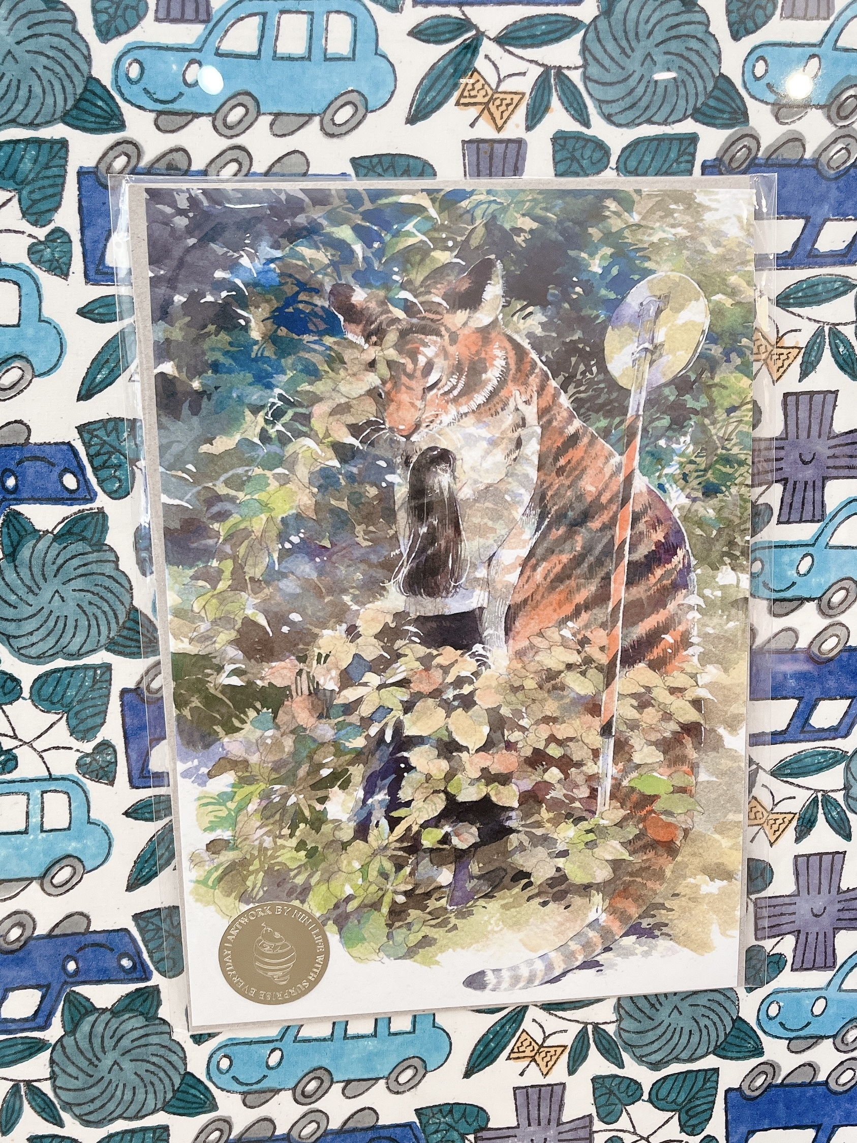 A4 海報複製畫 擁抱虎｜NIN 台灣