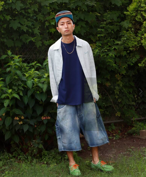 2025AW ANCELLM × WISM 別注 BOXY DENIM PAINTER SHORT 聯名 水洗 破壞 牛仔 短褲 現貨 25031597001030