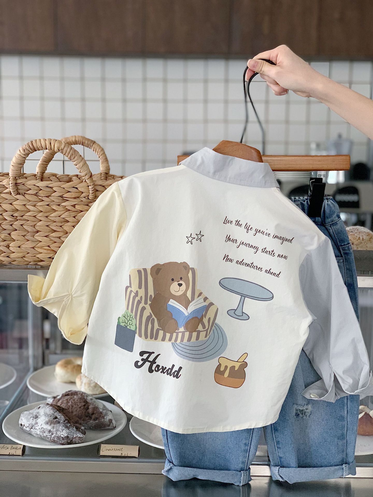 蜂蜜嗡嗡熊 長袖上衣/襯衫