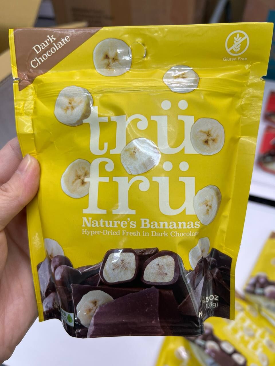 [S] TRU FRU NATURE'S BANANAS DARK CHOCOLATE, 850241008019 (SZZ706)