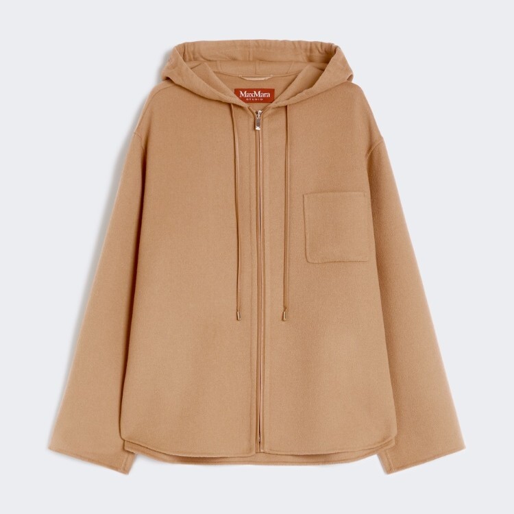 1LN0902-003 MAX MARA Studio Wool Cashmere And Silk Sweatshirt Camel #6086025106-024 (C-BR-E)