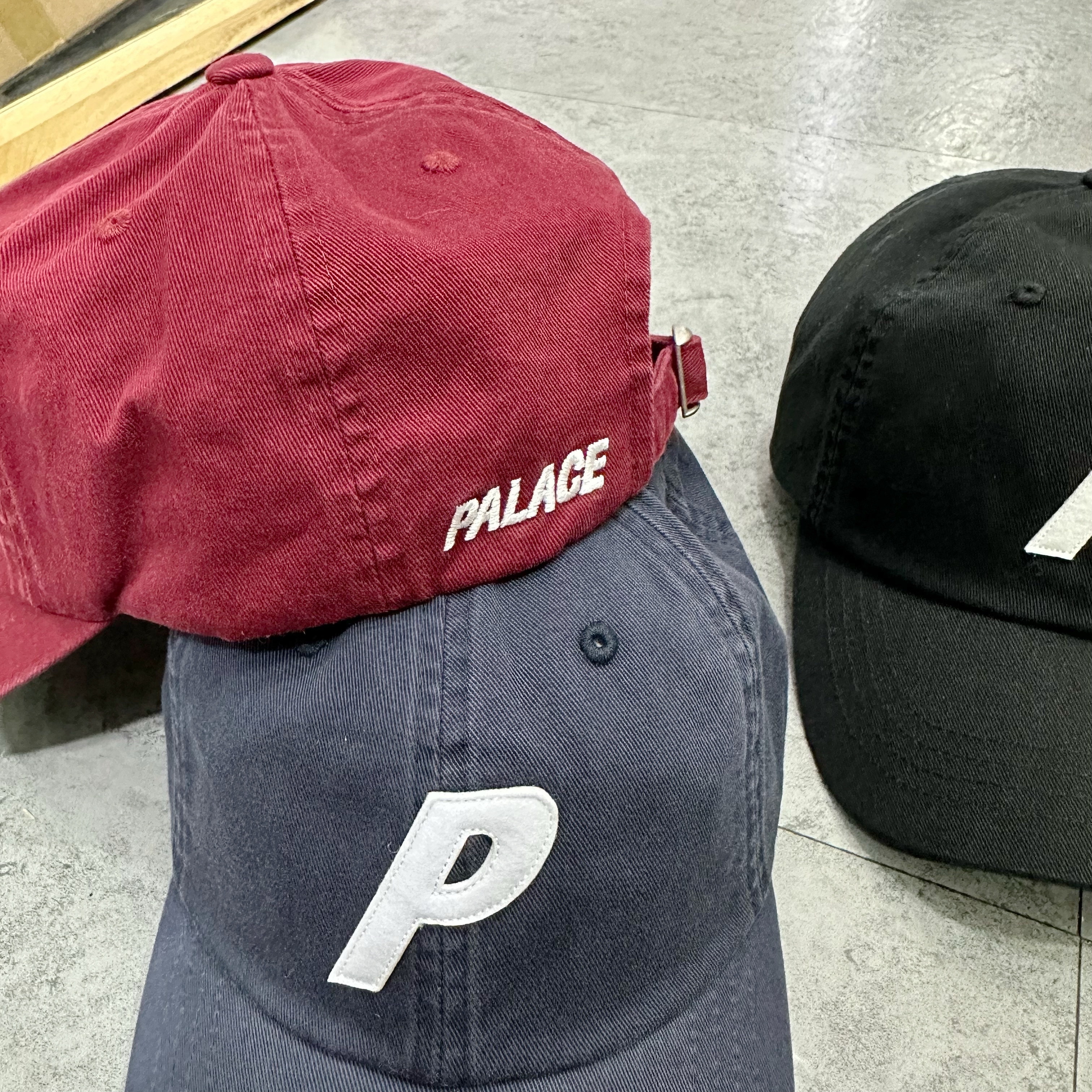 PALACE   P 6-Panel  Cap Navy Black Berg