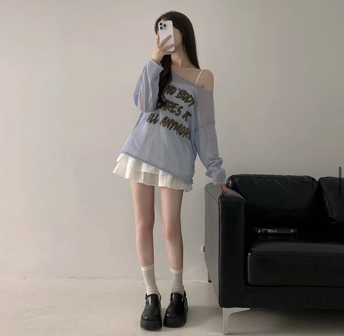 KR NOBODY CARE TOP (4 COLORS)