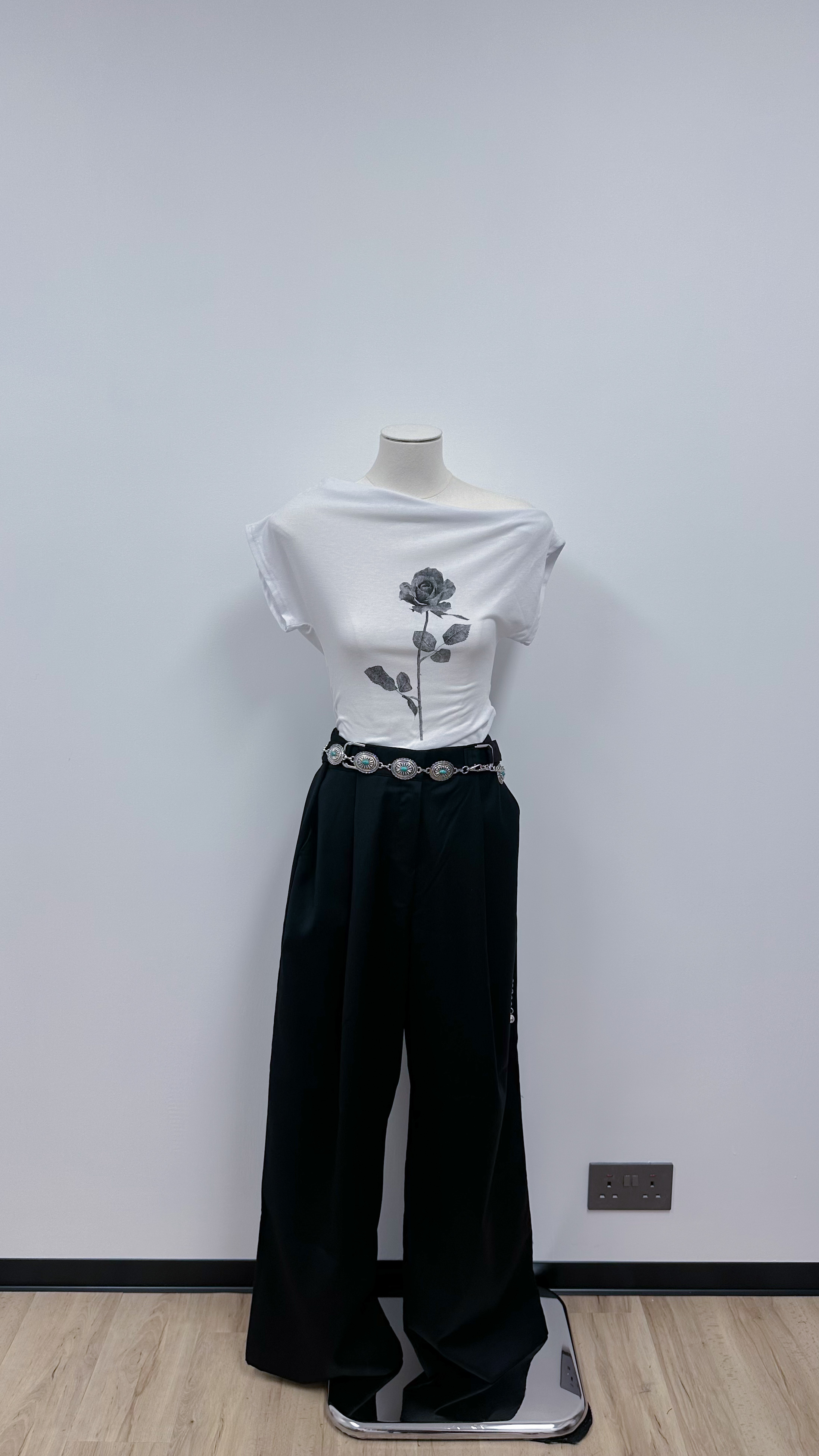 爽爽料直腳西褲(黑/灰)