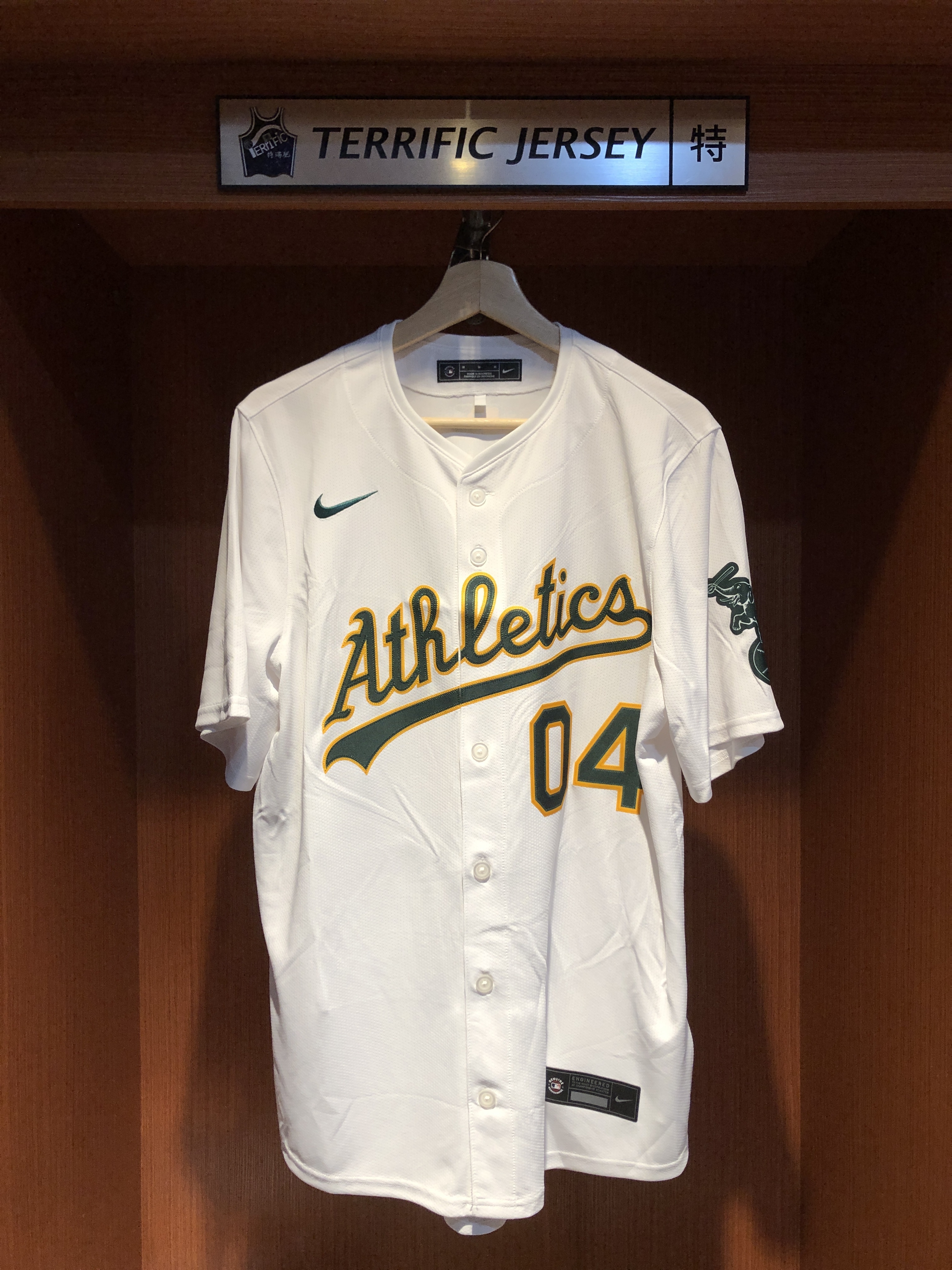 MLB球衣 Sullyoon #04 NMIXX 運動家白 Nike Limited Player Name Jersey 球迷版 熱轉印 全新