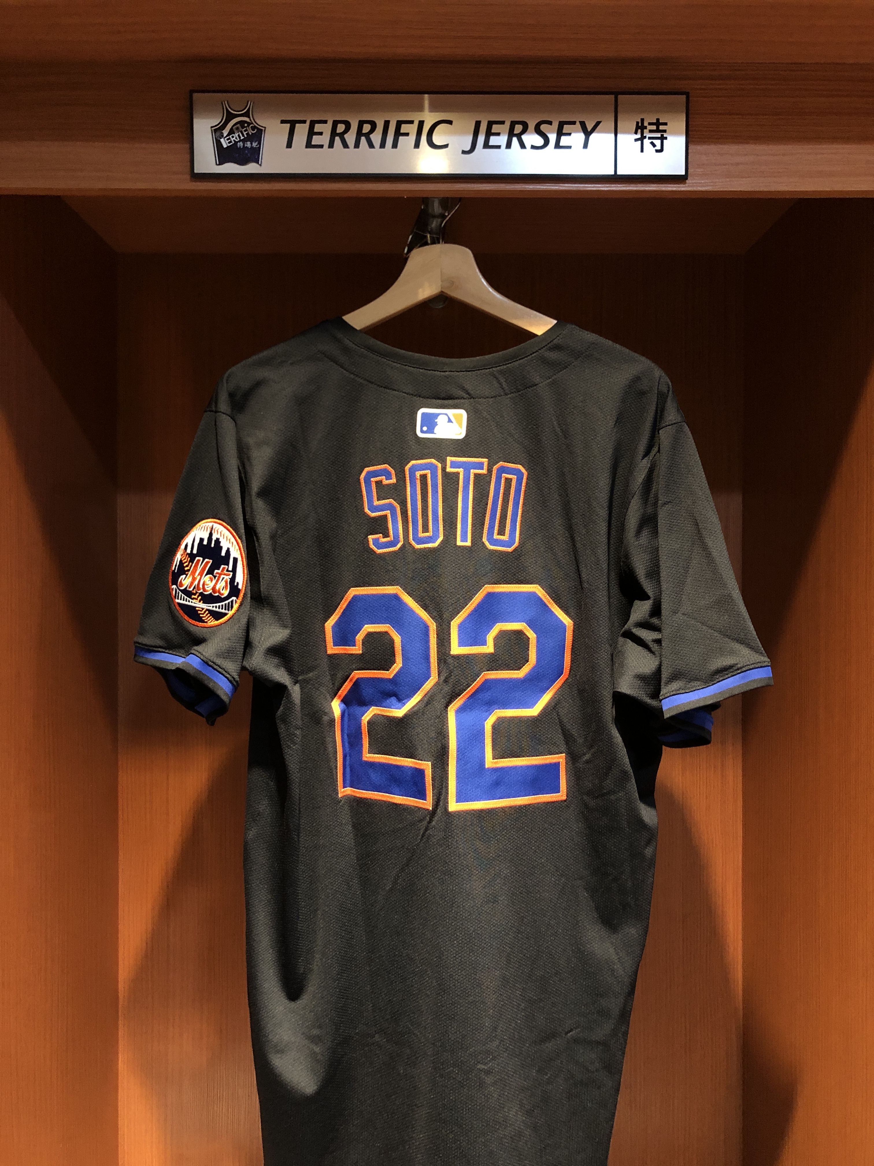 MLB球衣 Juan Soto 紐約大都會黑 Nike Elite Player Name Jersey 球員版 電繡 全新