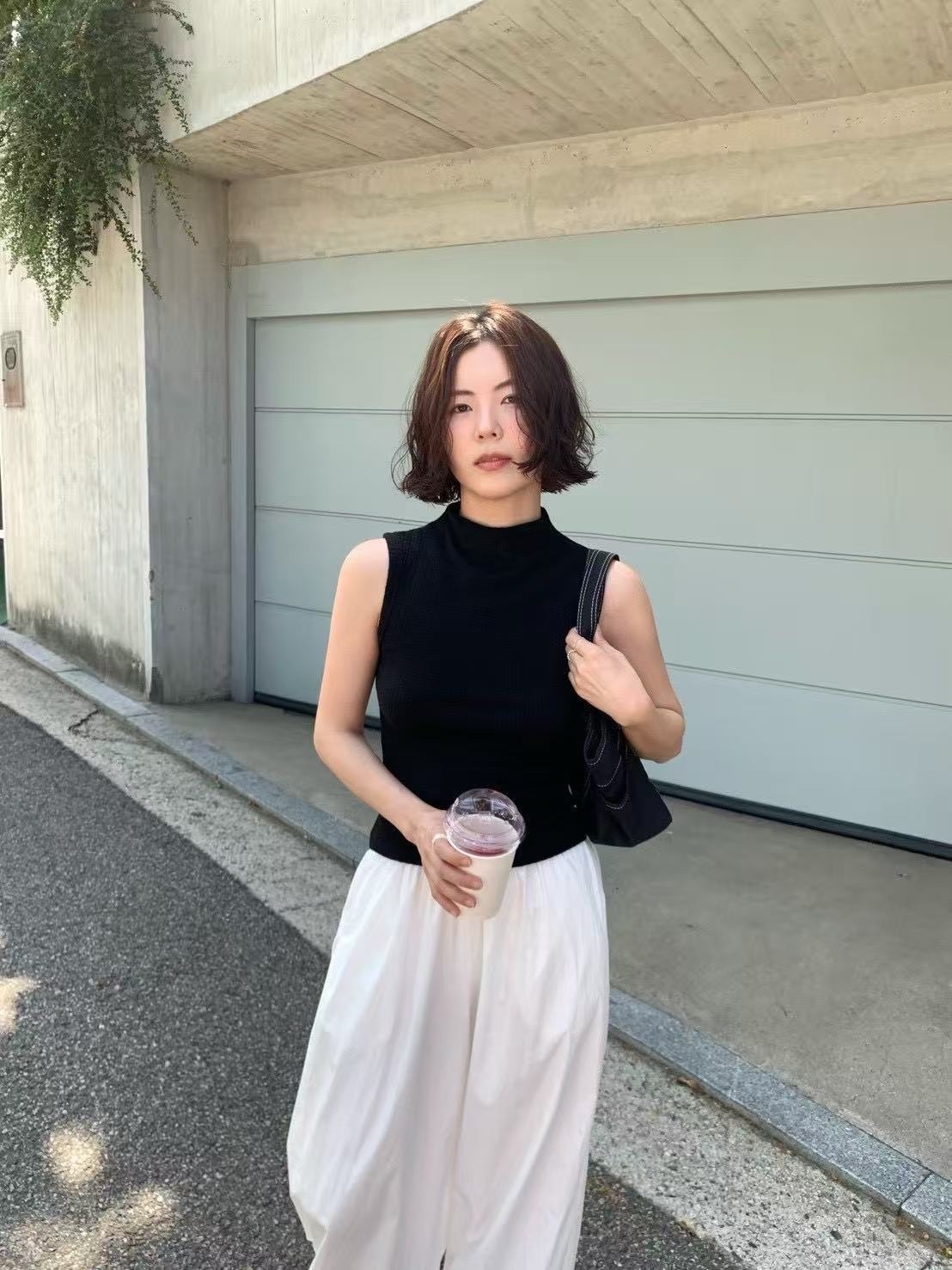 3363 立領坑紋背心