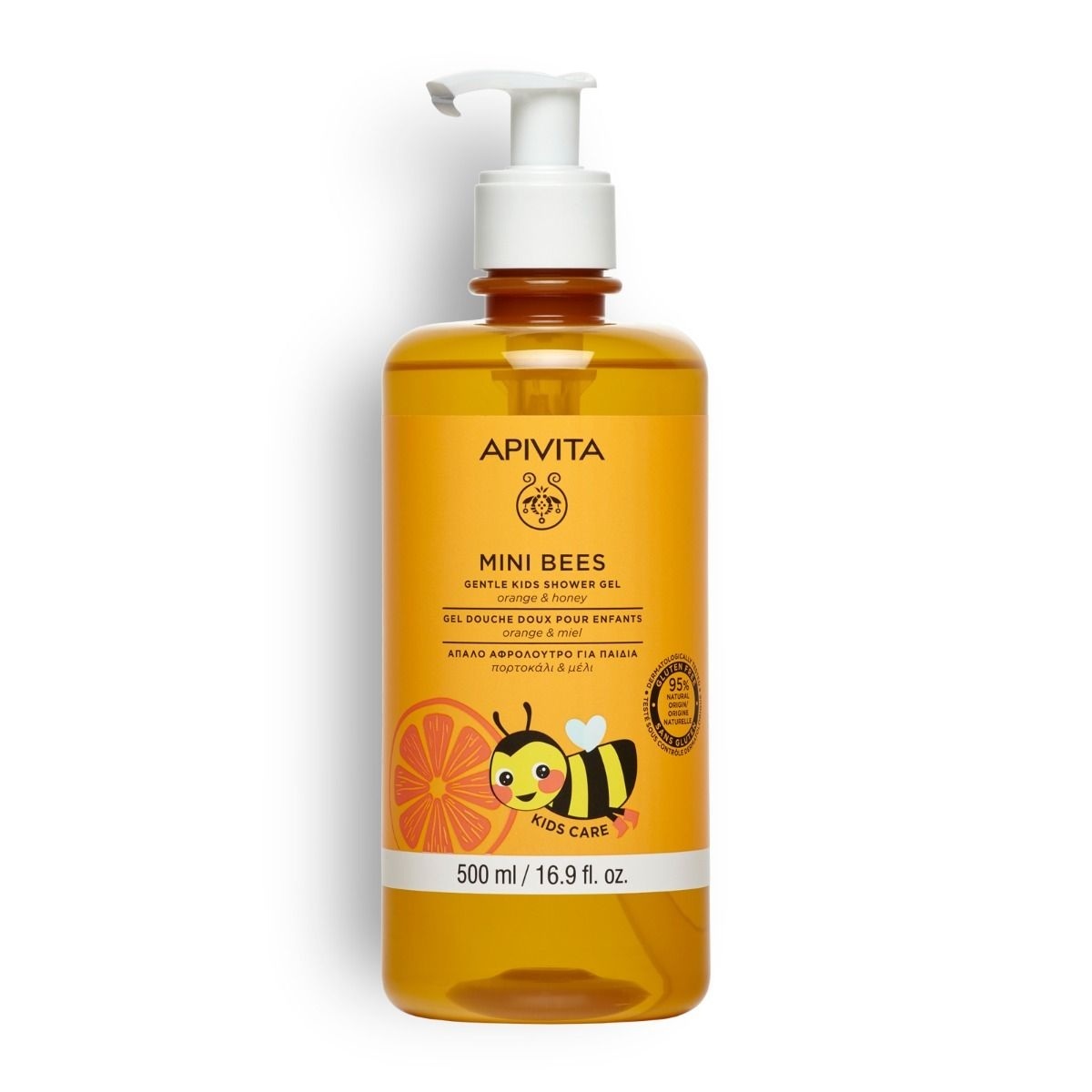 APIVITA Mini Bees 橙花蜂蜜兒童沐浴露 500ml