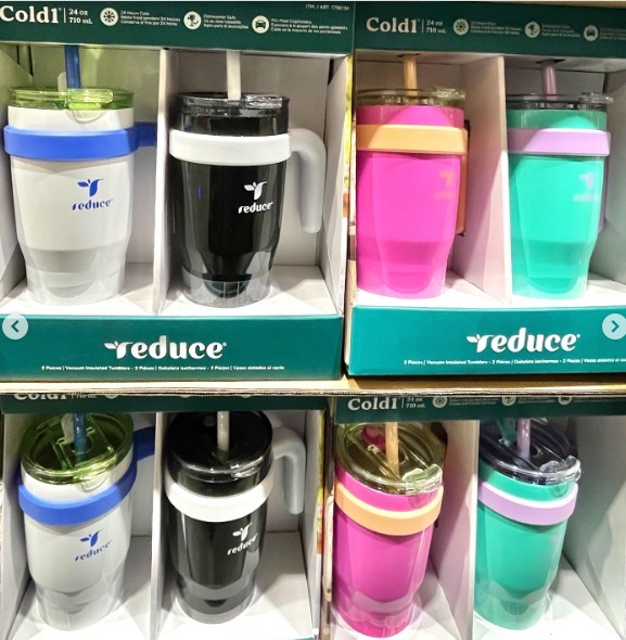 【預購】Reduce G082701 兒童不鏽鋼吸管杯24oz (2個裝)