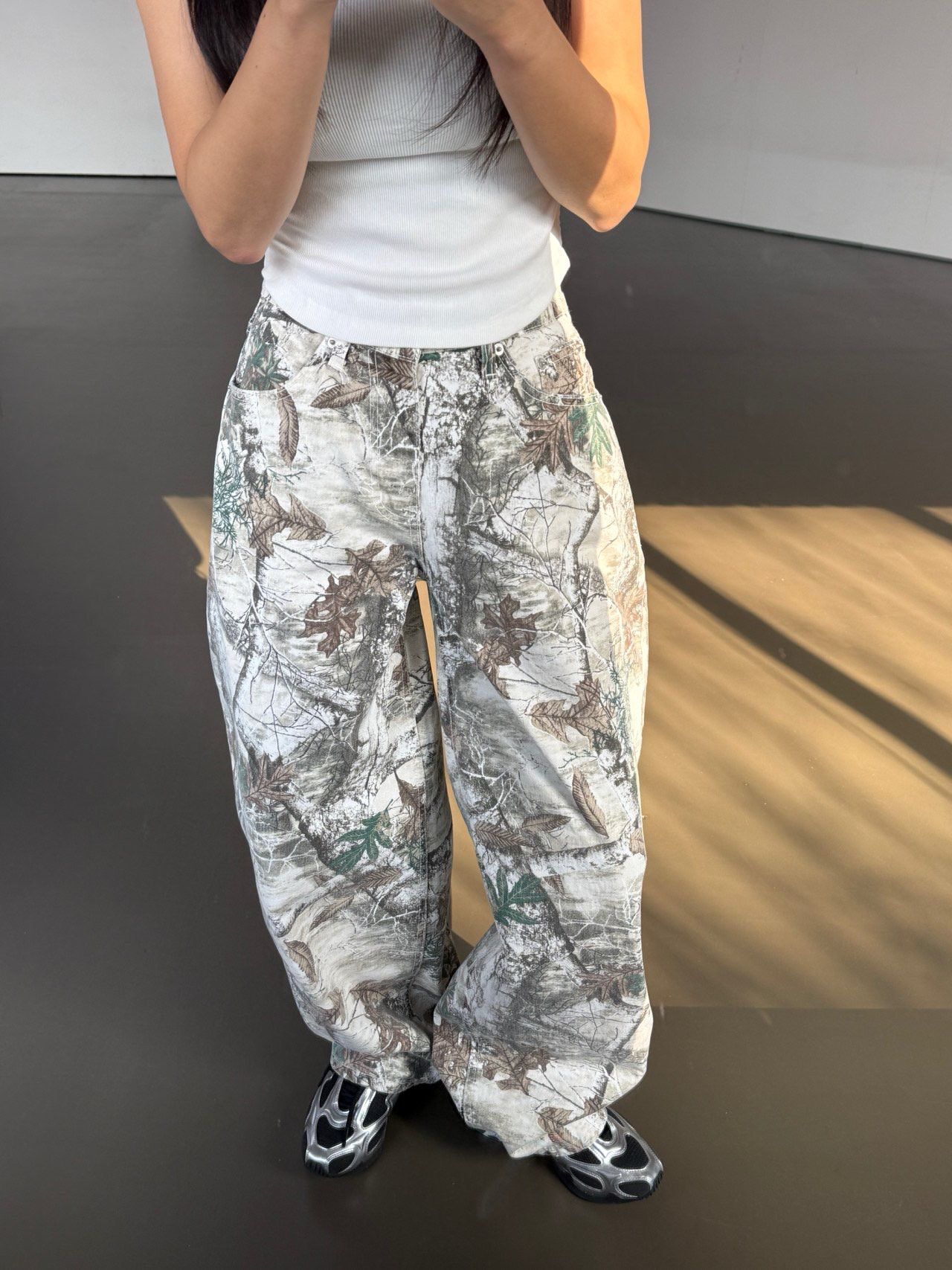 樹紋鬆身褲 UNUSED-104P