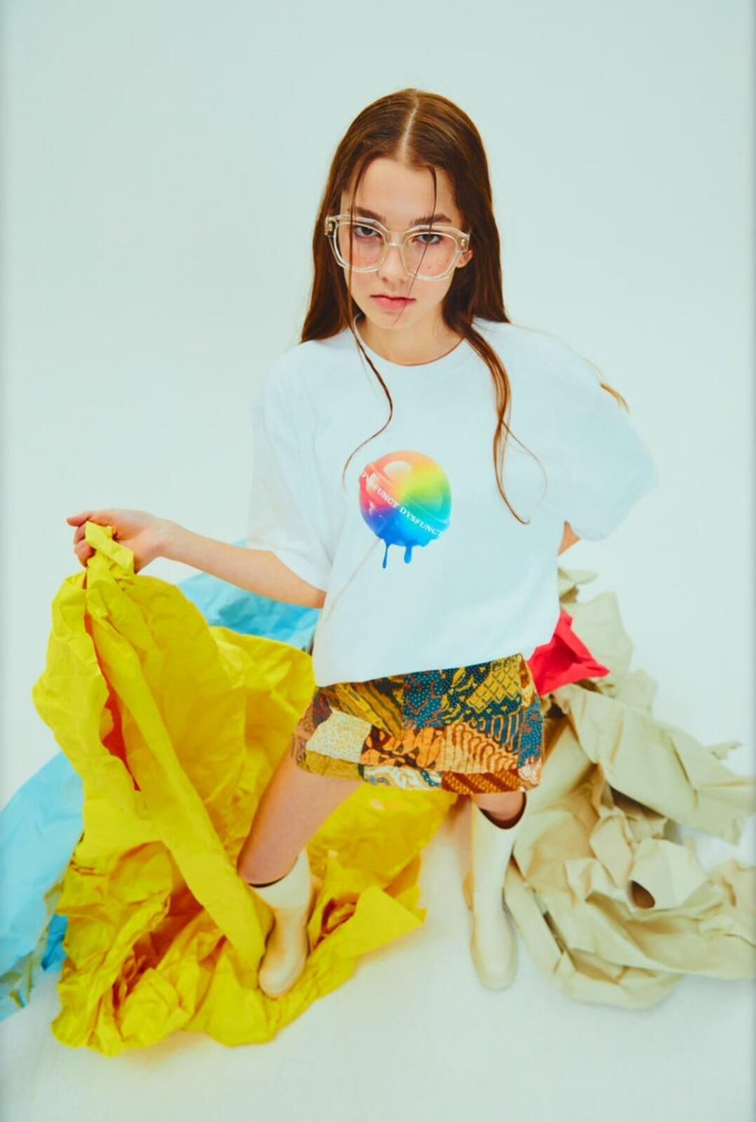 【預購】DYSFUNCT AKR082759 男女同款珍寶珠短袖TEE